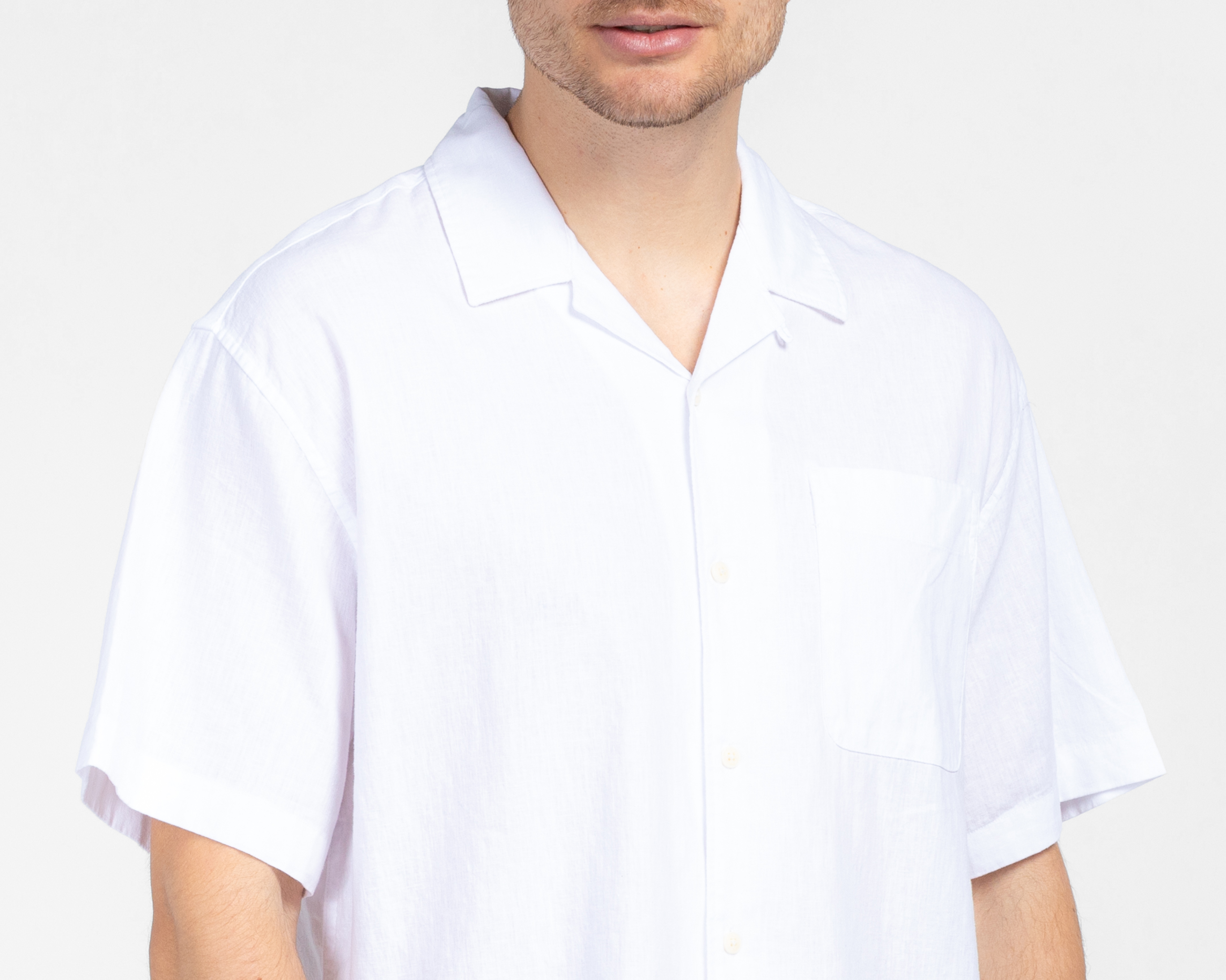 Foto 3 | Foto 3 | Camisa Casual American Eagle Regular Blanca para Hombre