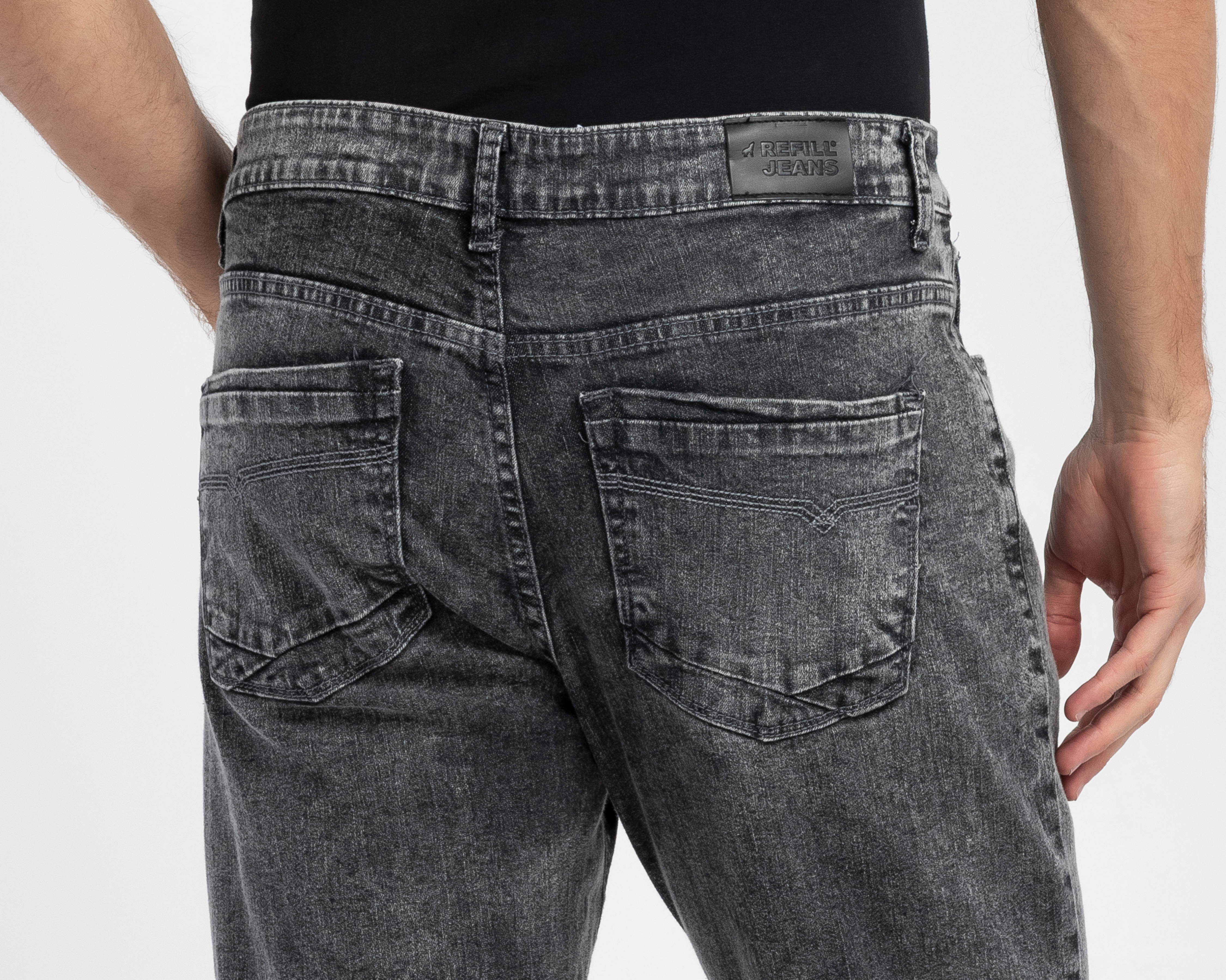 Foto 6 pulgar | Foto 5 | Jeans Slim Refill para Hombre