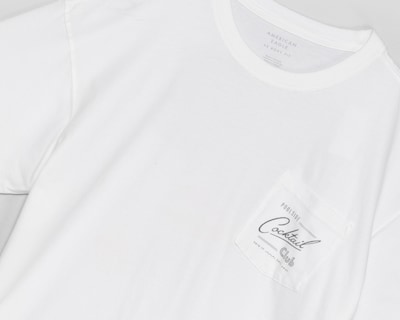 Foto 3 | Foto 3 | Playera de Cuello Redondo Blanco American Eagle para Hombre