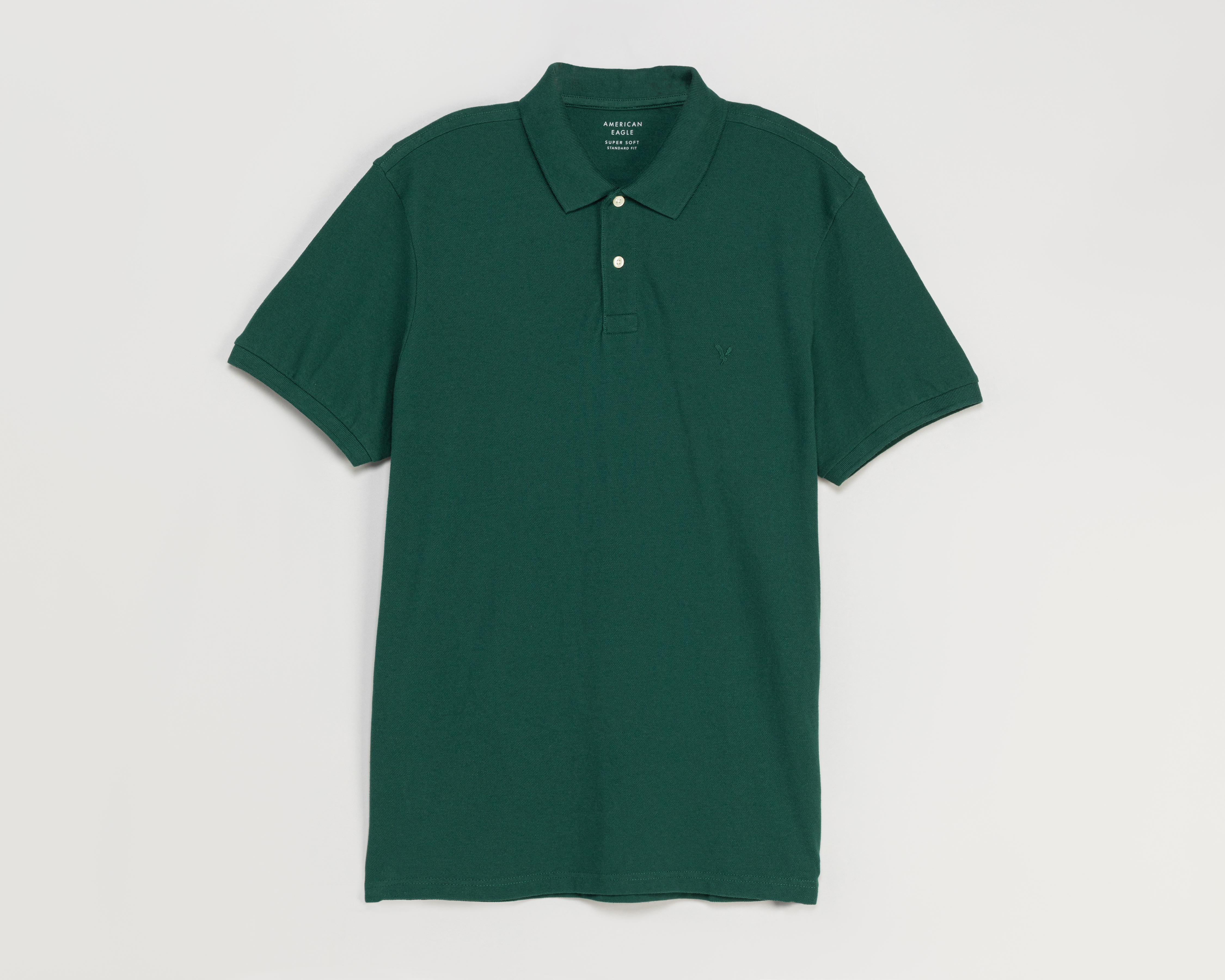 Foto 2 pulgar | Foto 1 | Playera Polo American Eagle Verde para Hombre