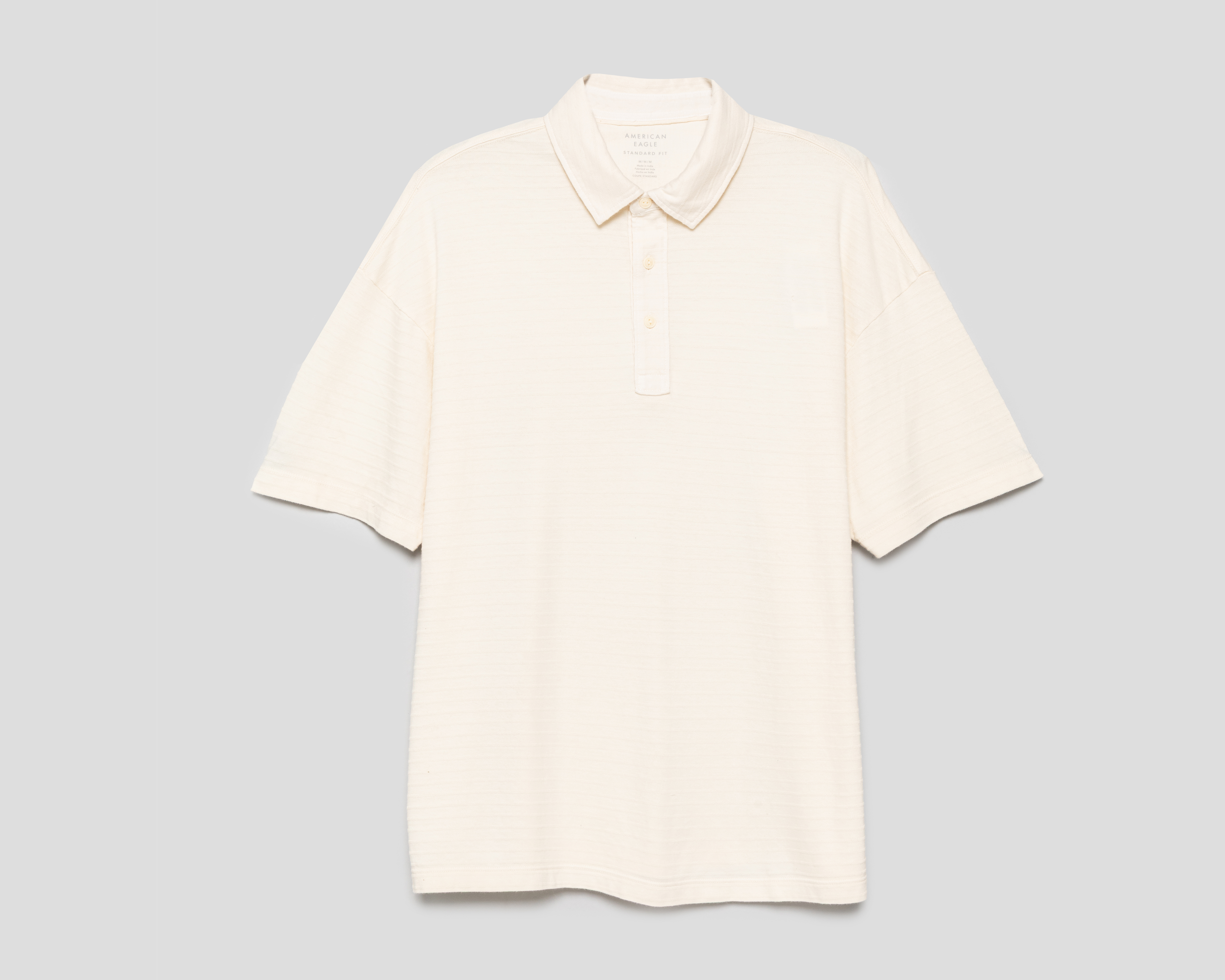 Playera Polo American Eagle Beige para Hombre