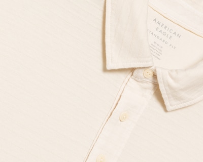 Foto 3 | Foto 3 | Playera Polo American Eagle Beige para Hombre