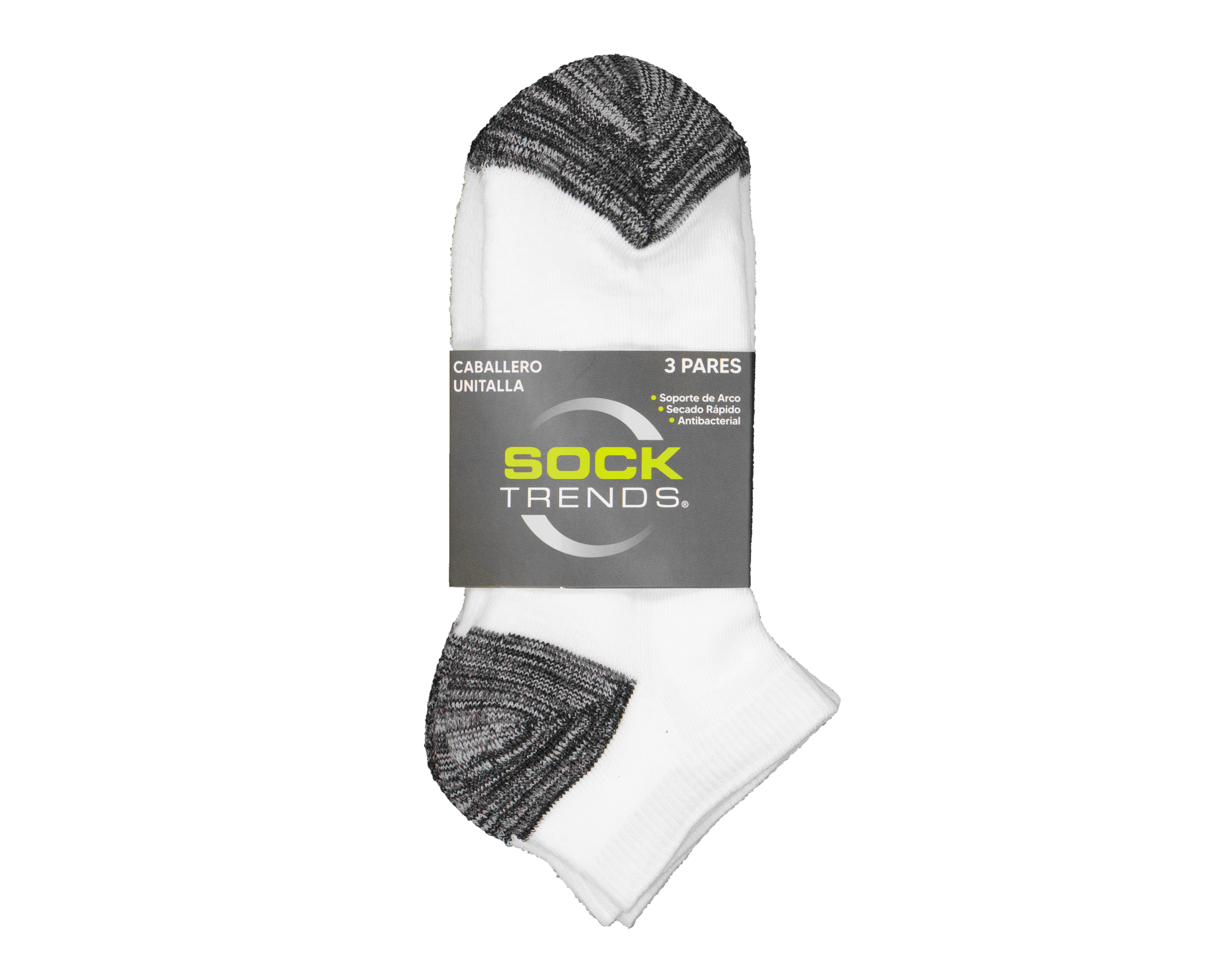 Foto 3 | Foto 3 | Calcetas Deportivas Sock Trends para Hombre 3 Pares