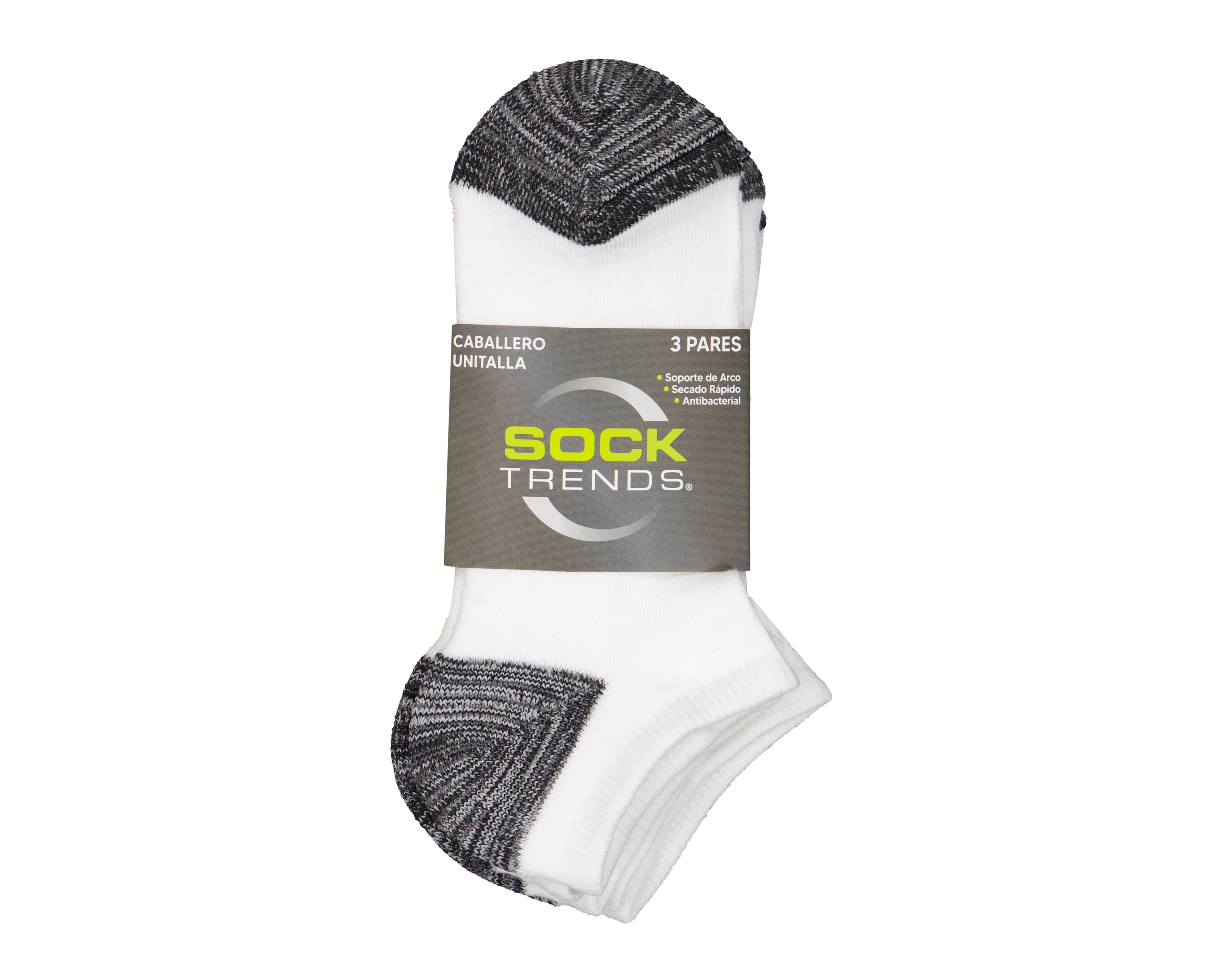 Foto 3 | Foto 3 | Calcetas Deportivas Sock Trends para Hombre 3 Pares