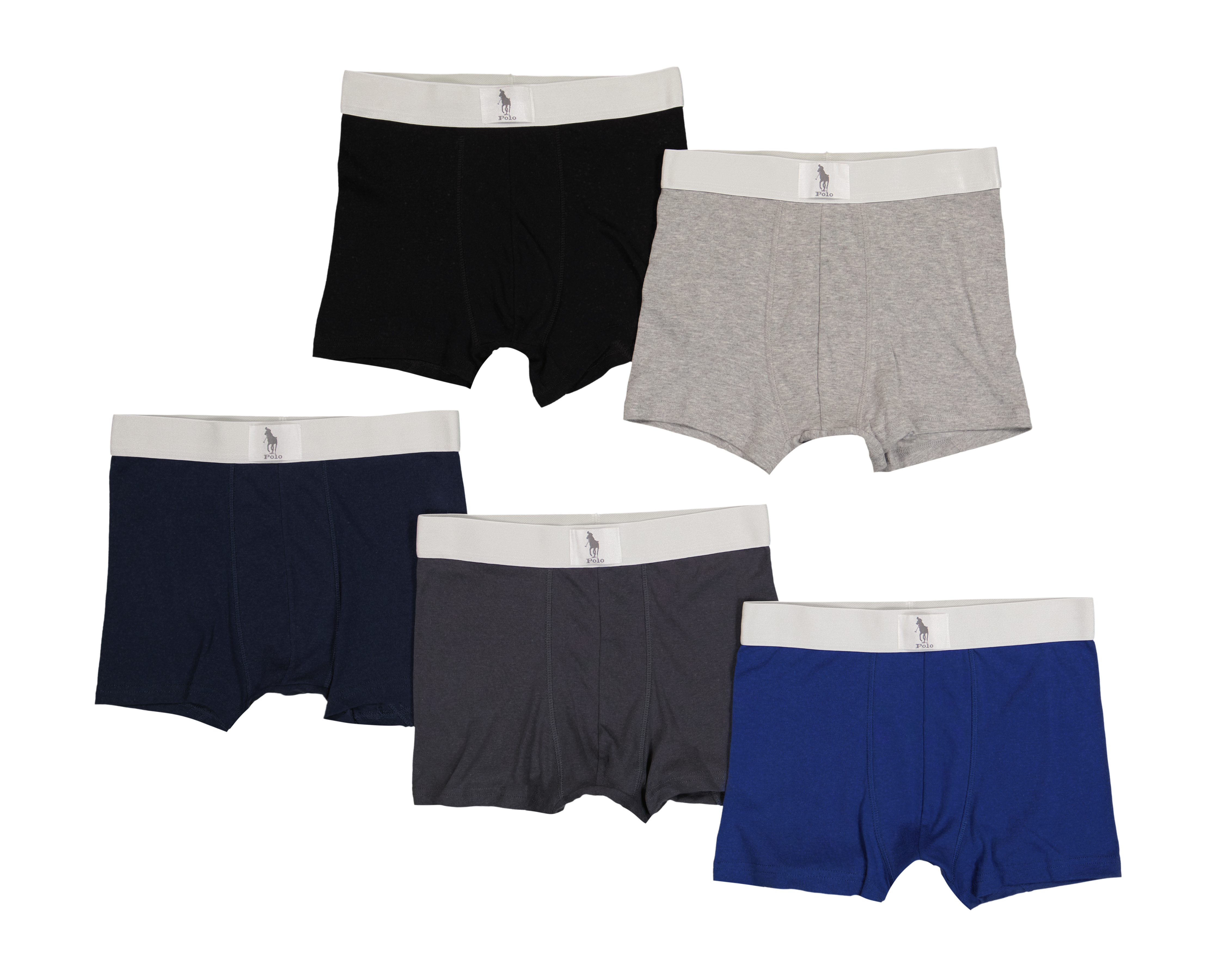 Bóxer Corto HPC Polo para Hombre 5 Piezas