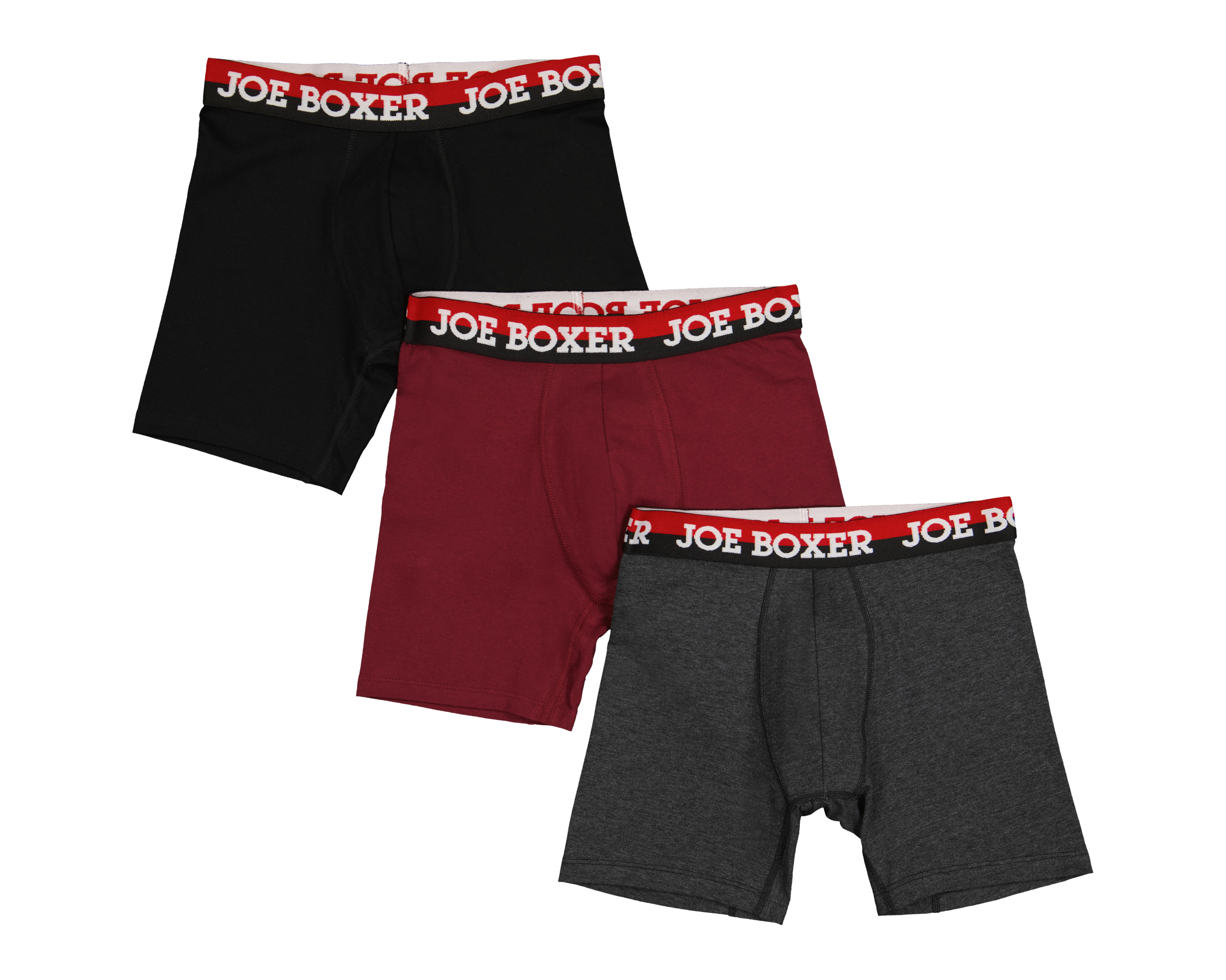Foto 2 pulgar | Foto 1 | Bóxer Largo Joe Boxer para Hombre 3 Piezas