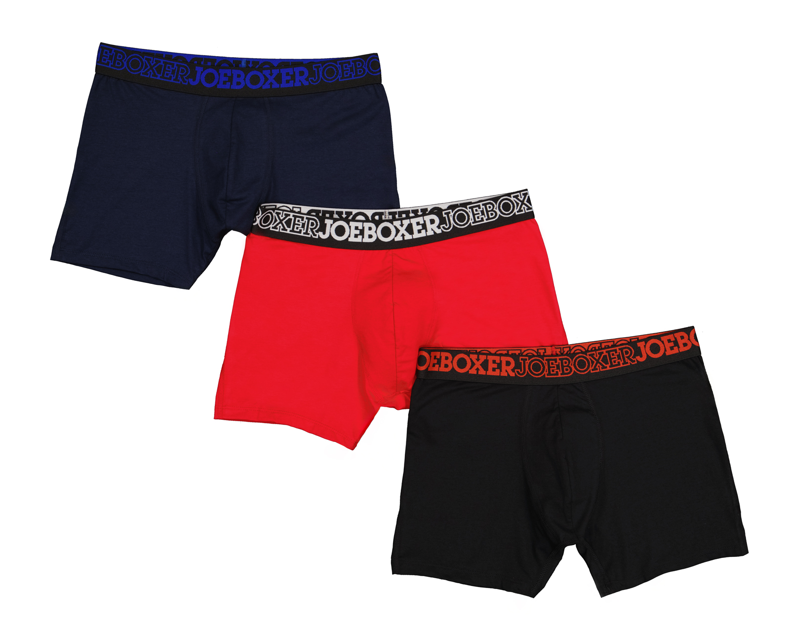 Foto 2 pulgar | Foto 1 | Bóxer Corto Joe Boxer para Hombre 3 Piezas