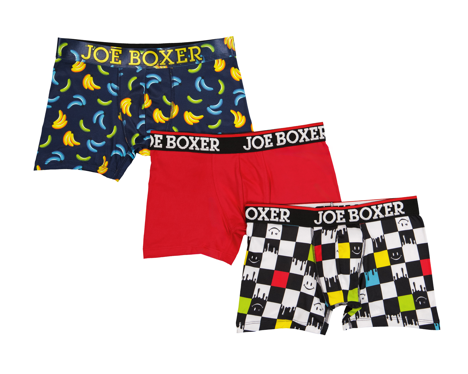 Bóxer Corto Joe Boxer para Hombre 3 Piezas