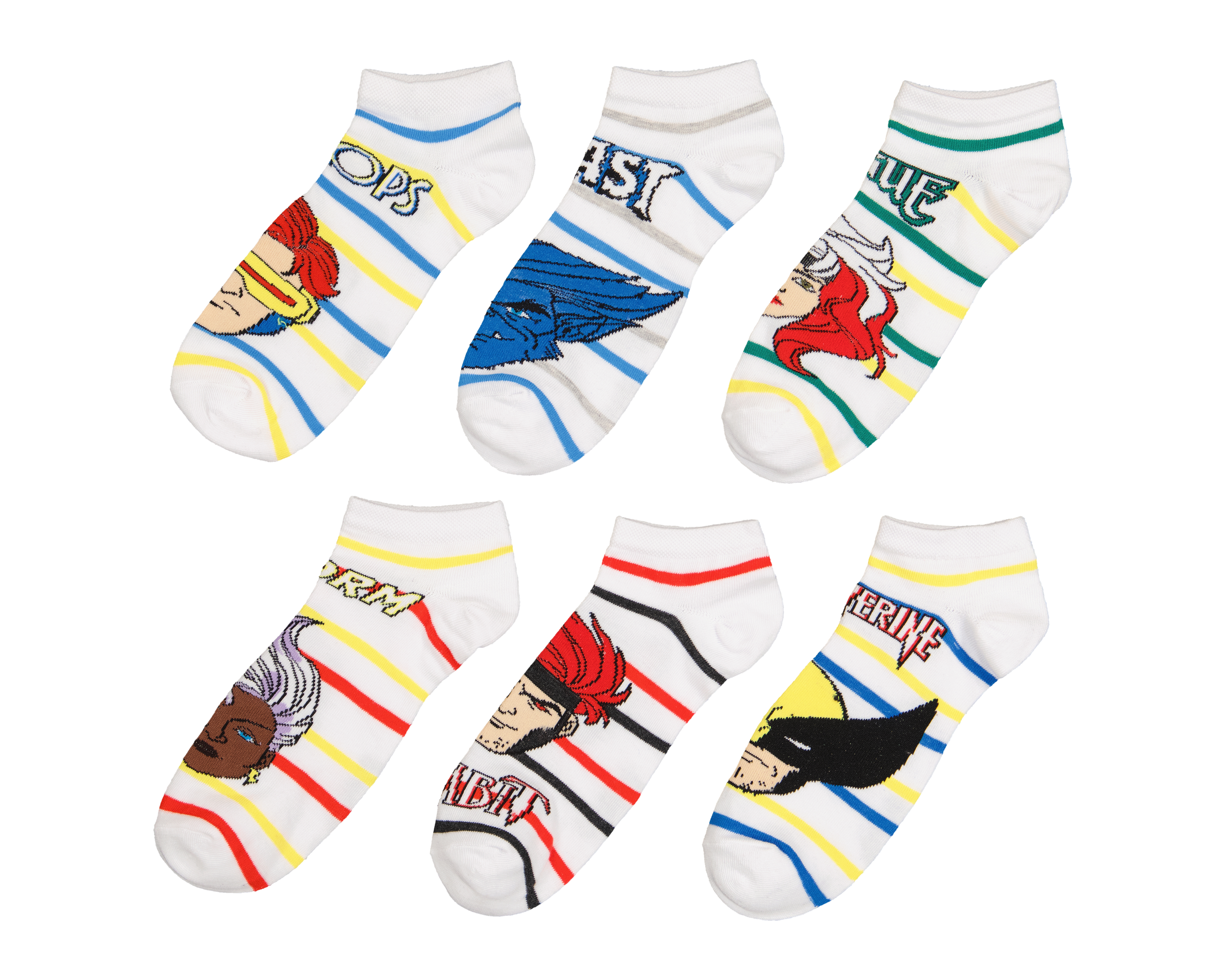 Calcetas Marvel X-Men para Hombre 6 Pares
