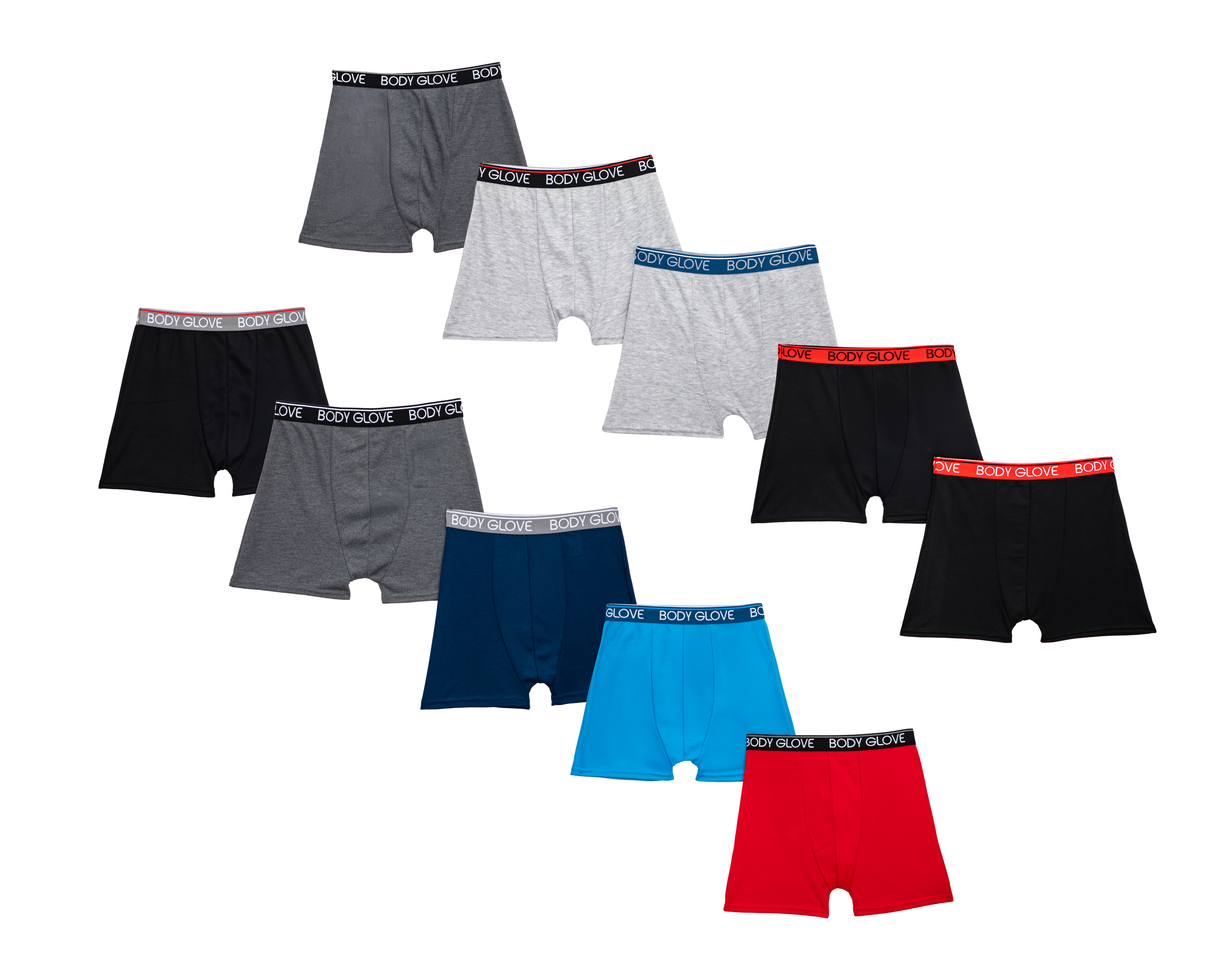 Foto 2 pulgar | Foto 1 | Bóxer Largo Body Glove para Hombre 10 Piezas