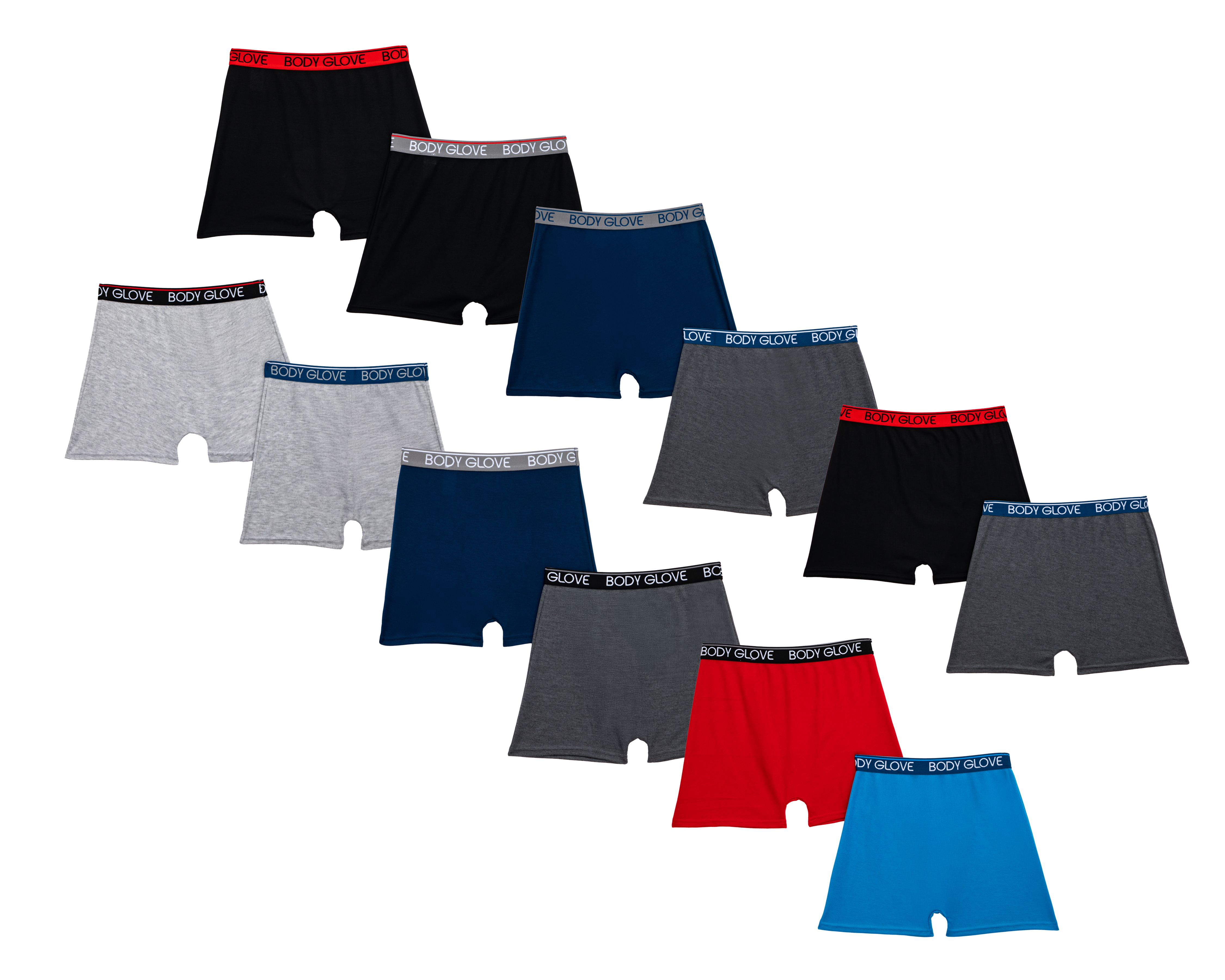 Foto 2 | Foto 2 | Bóxer Largo Body Glove para Hombre 12 Piezas