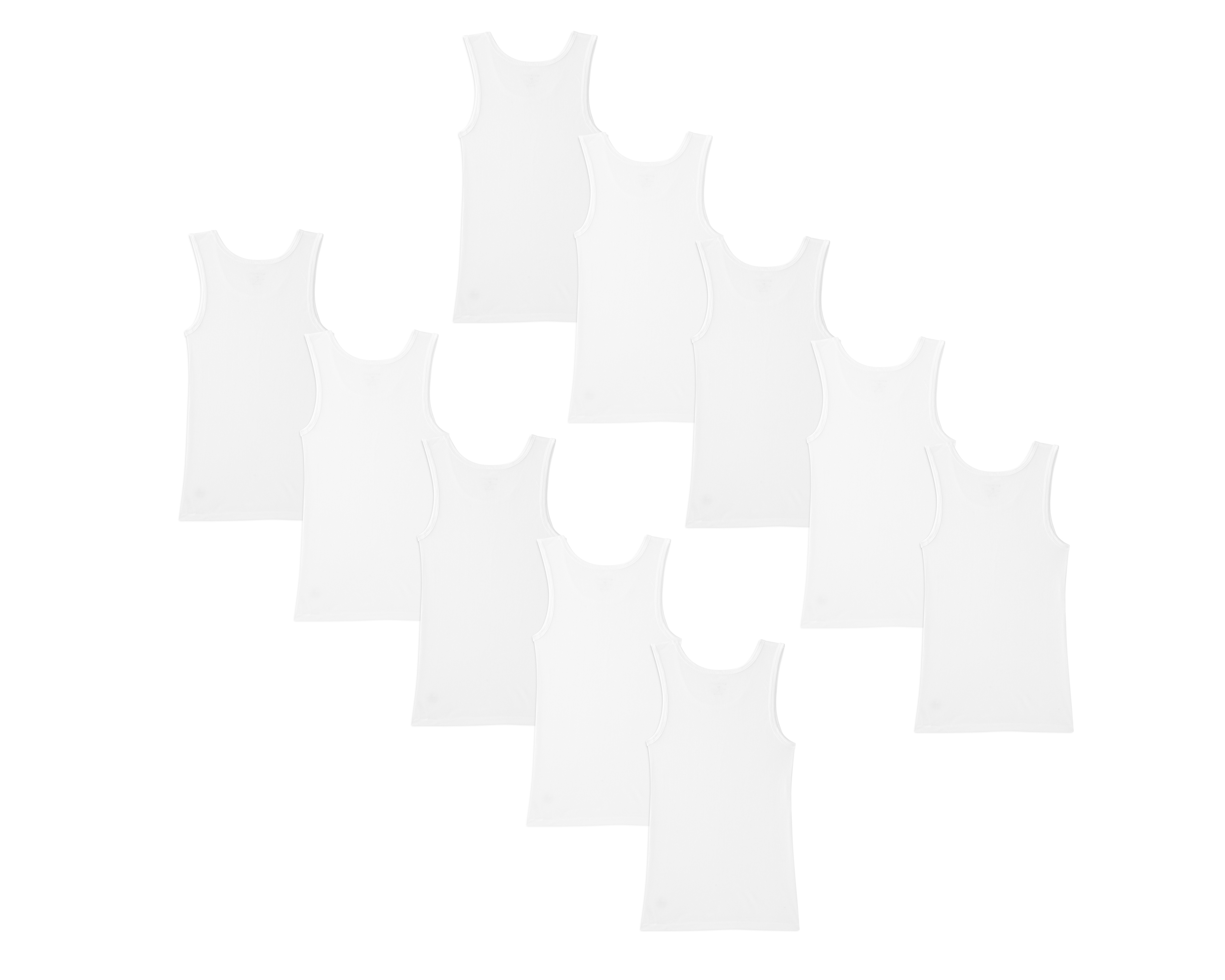 Foto 2 | Foto 2 | Camiseta Interior Blanca Body Glove para Hombre 10 Piezas