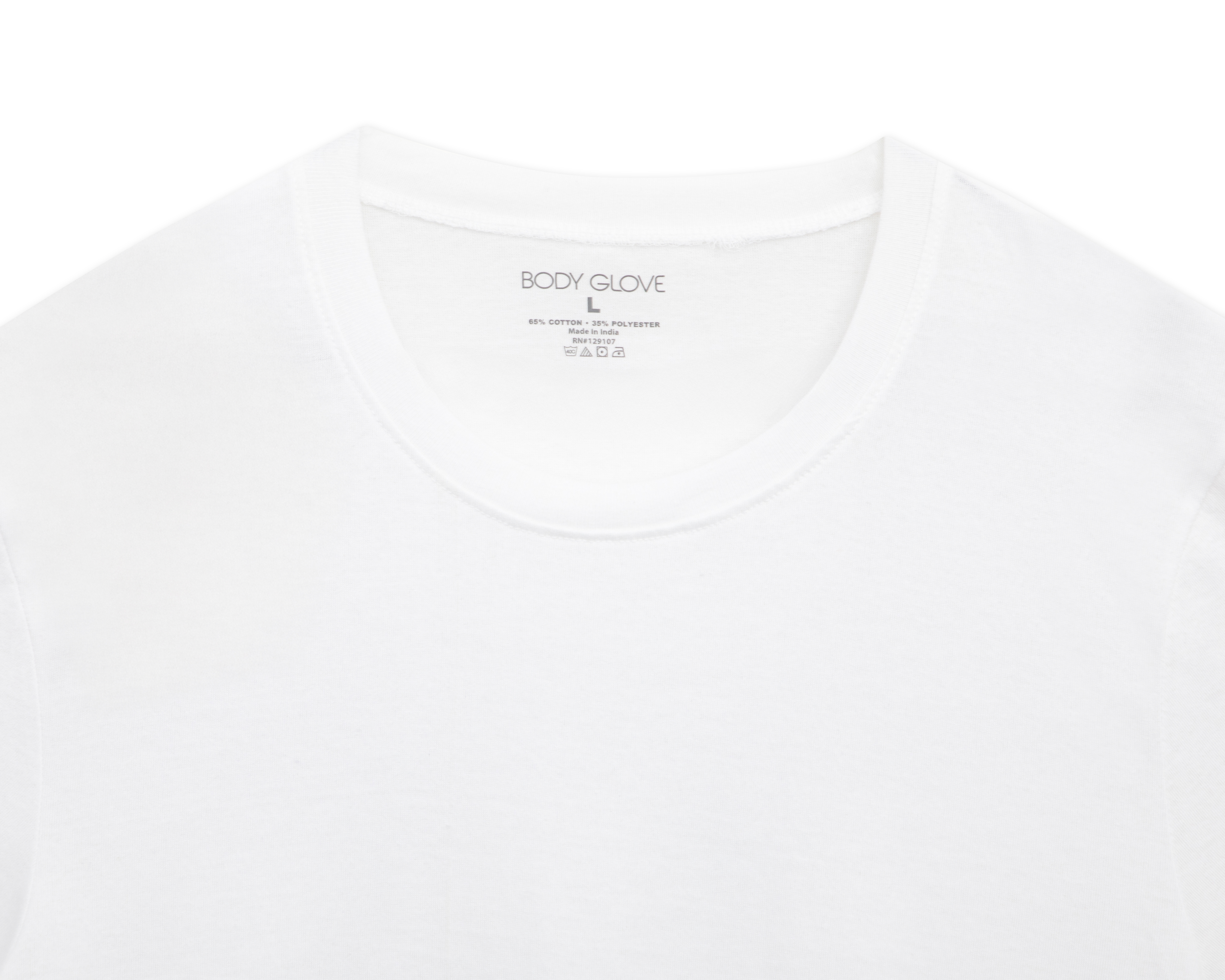 Foto 4 pulgar | Foto 3 | Camiseta Interior Cuello Redondo Body Glove para Hombre 4 Piezas