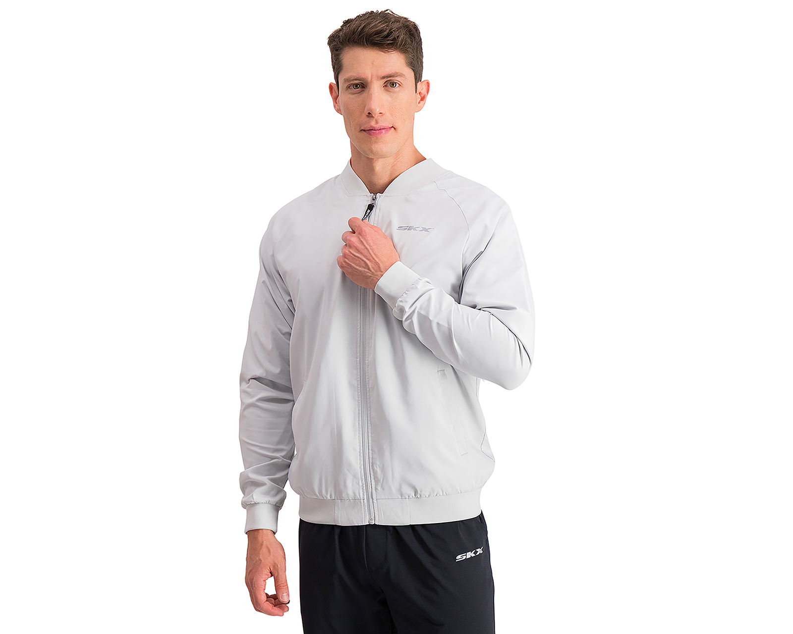 Foto 2 pulgar | Foto 1 | Chamarra Deportiva Skechers para Hombre