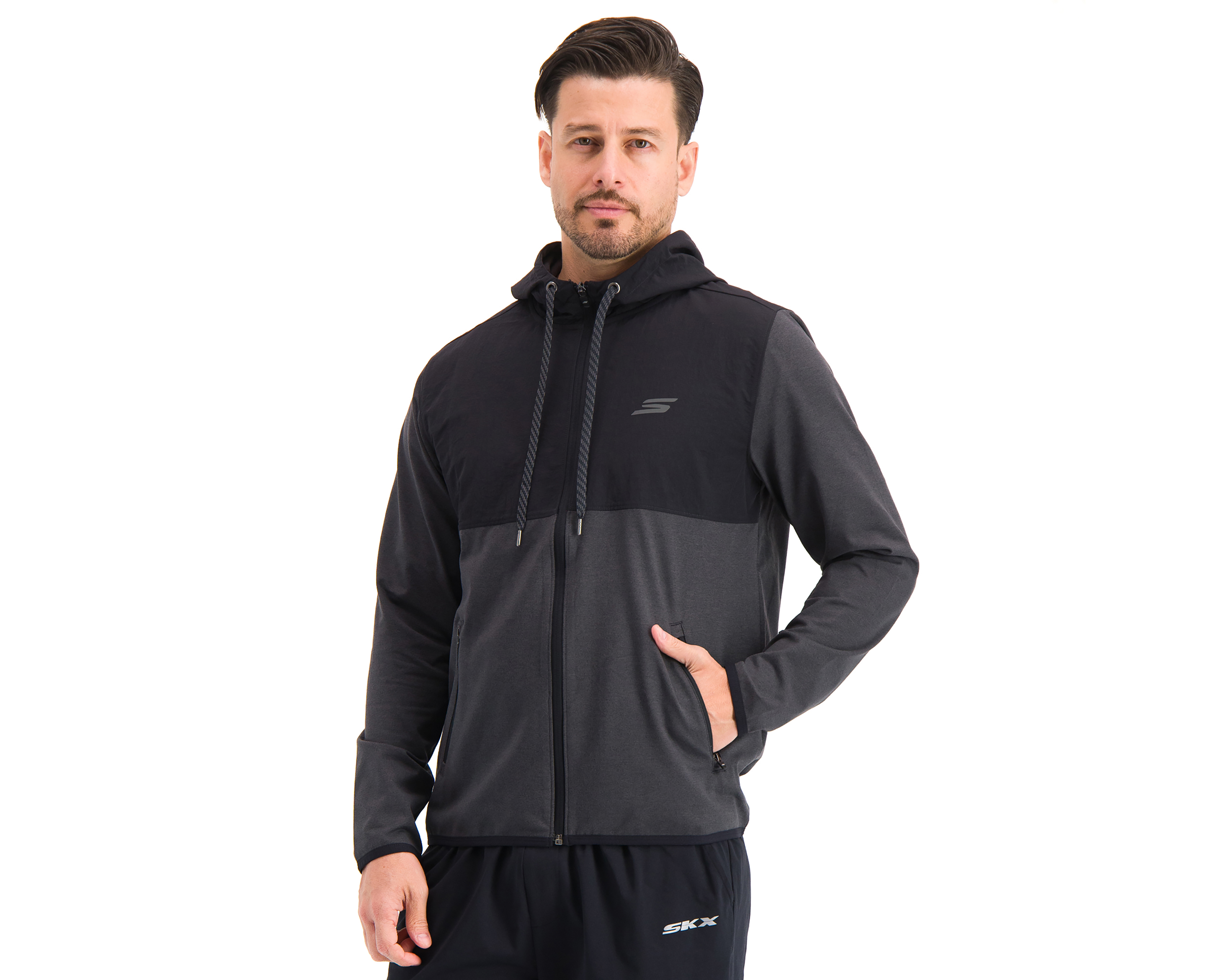 Foto 4 pulgar | Foto 3 | Chamarra Deportiva Skechers para Hombre