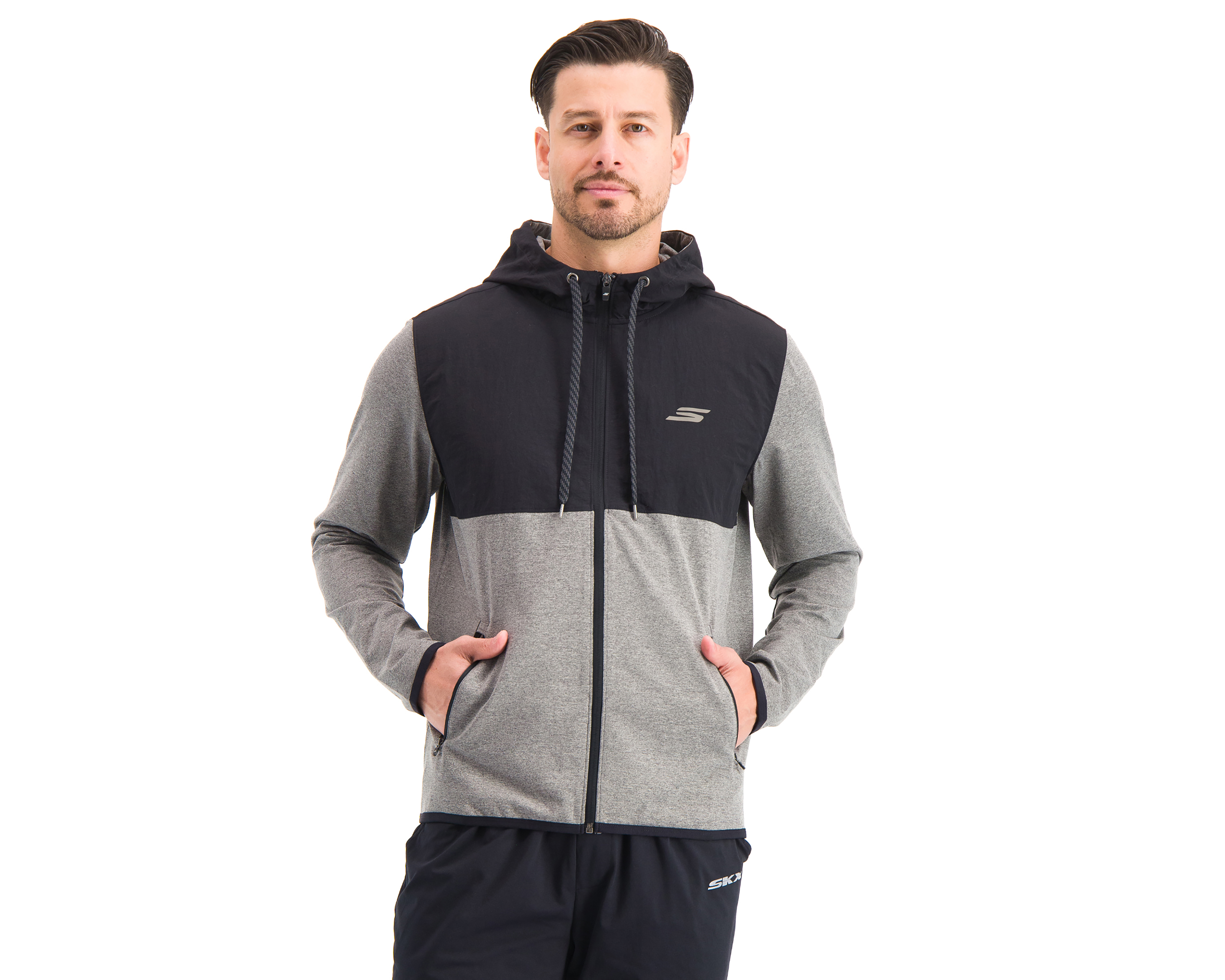 Foto 3 | Foto 3 | Chamarra Deportiva Skechers para Hombre