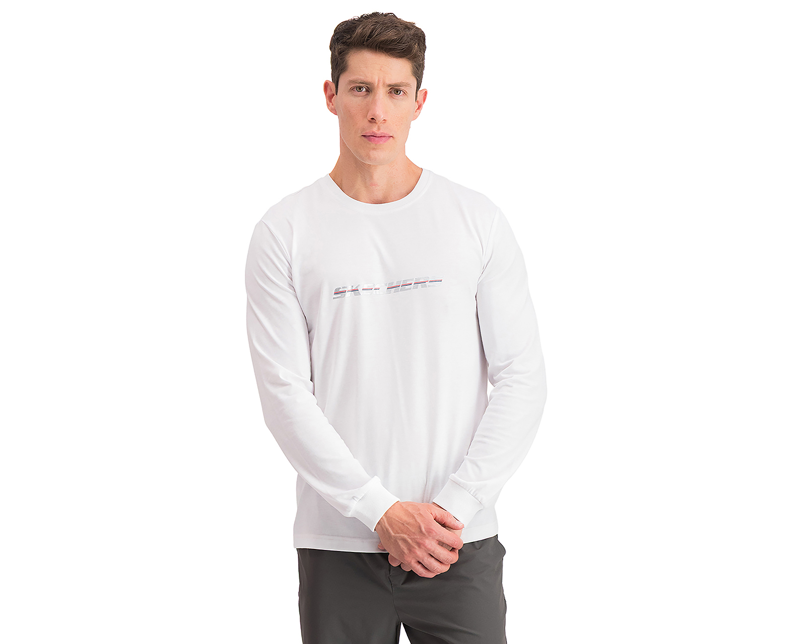 Foto 2 pulgar | Foto 1 | Playera Deportiva Skechers para Hombre