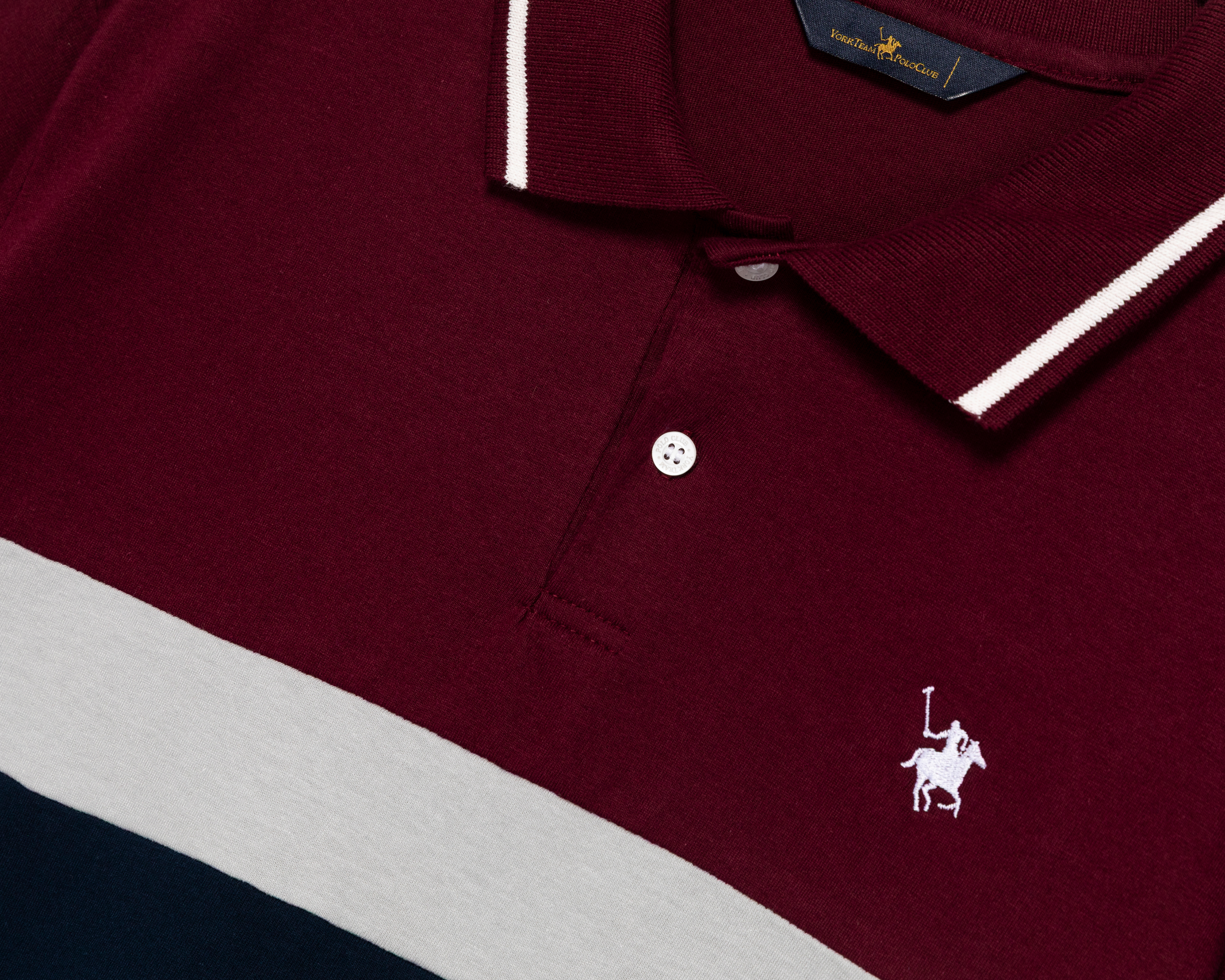 Foto 4 pulgar | Foto 3 | Playera Polo York Team Polo Club Multicolor para Hombre