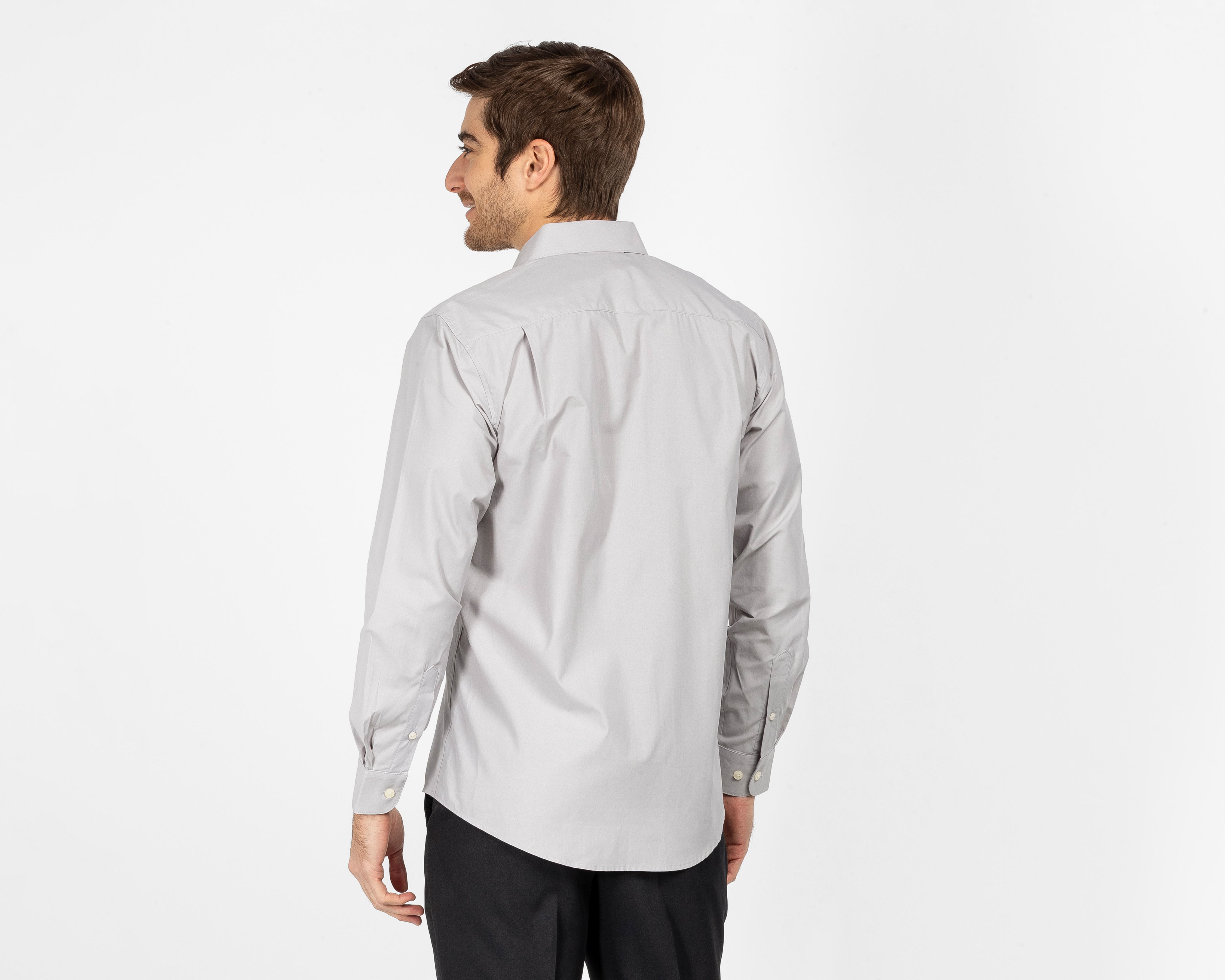 Foto 2 | Foto 2 | Camisa de Vestir Wall Street Manga Larga Cuello Americano para Hombre