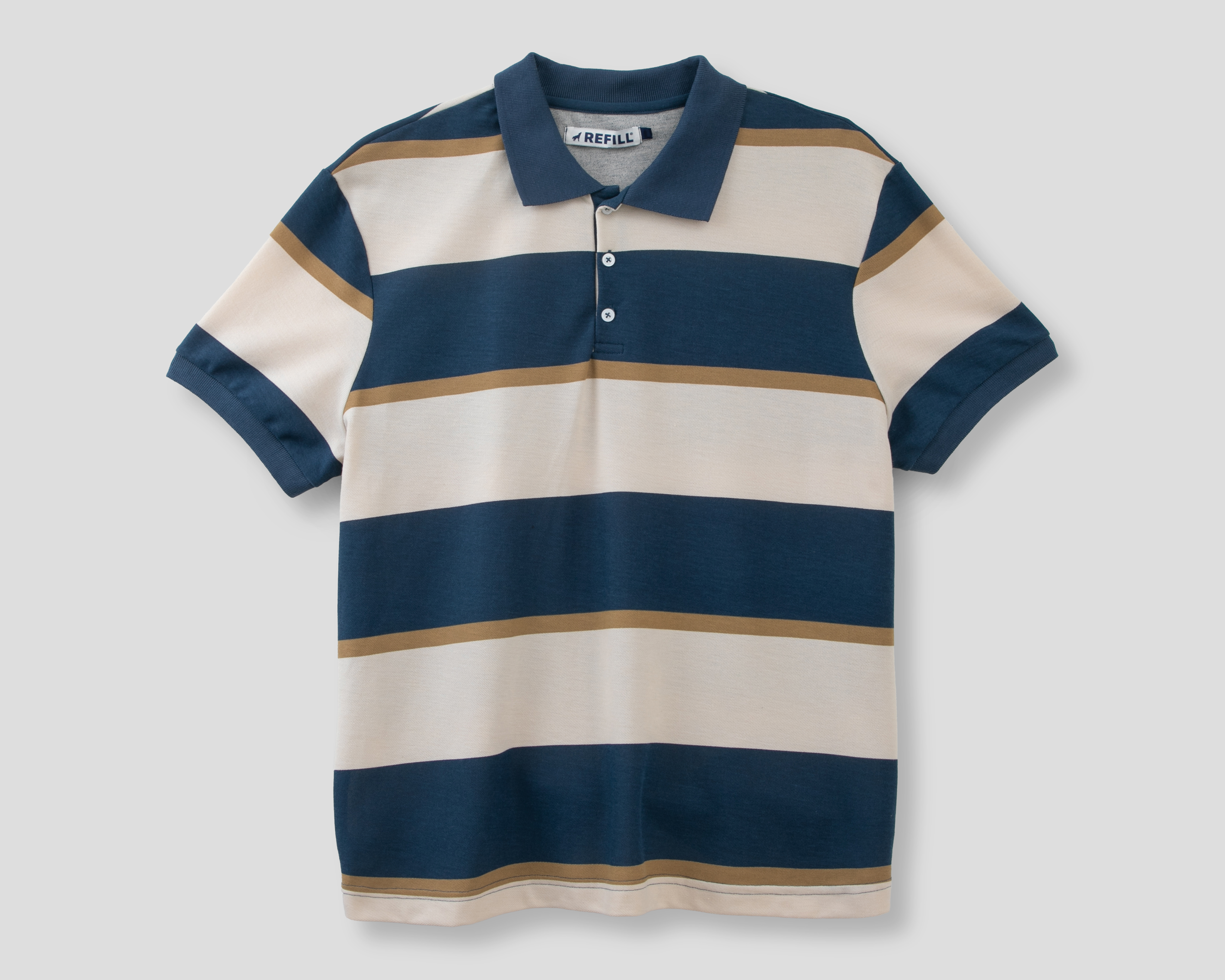 Playera Polo Refill Multicolor para Hombre