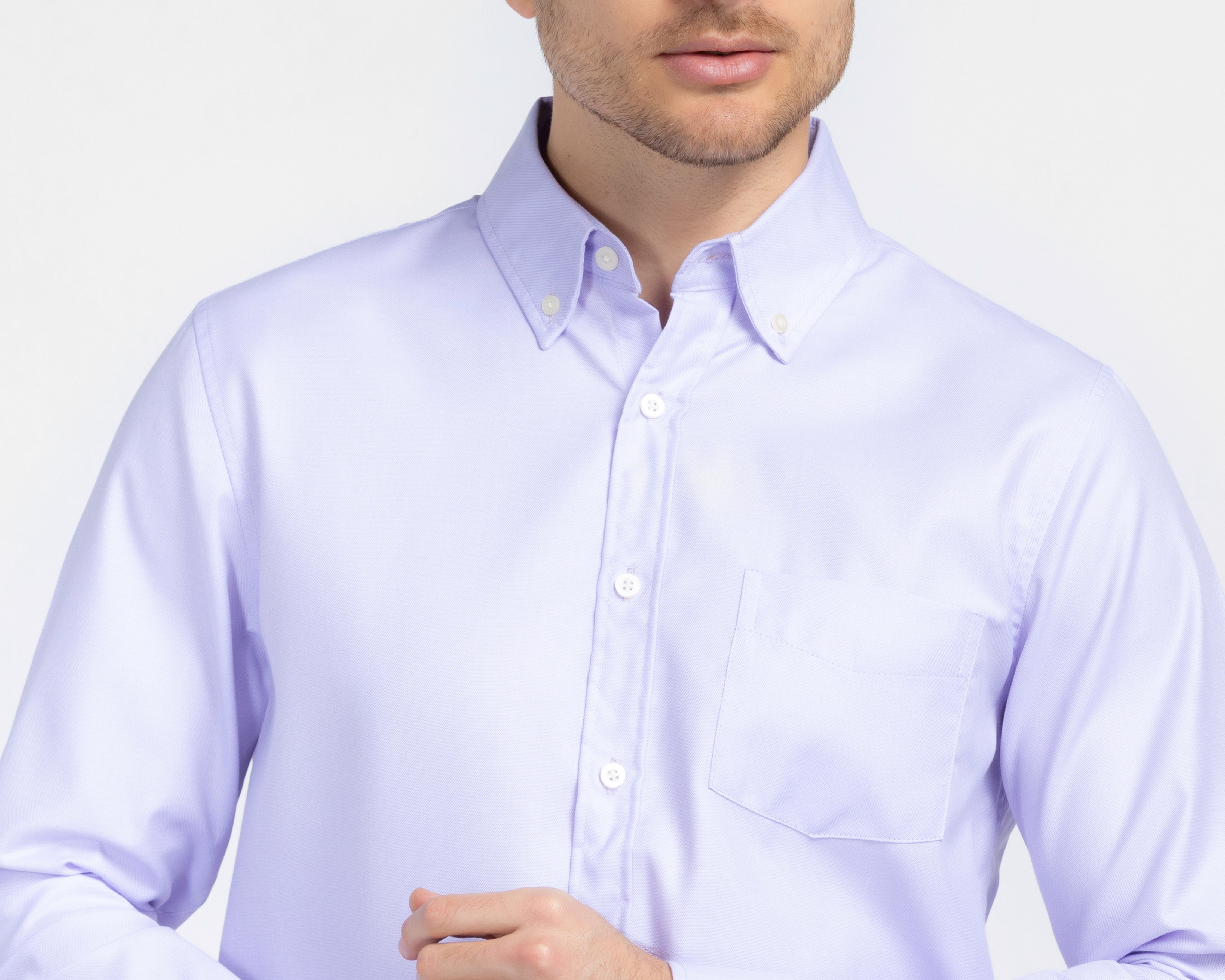 Foto 4 pulgar | Foto 3 | Camisa Casual Porto Sur Regular Lisa para Hombre