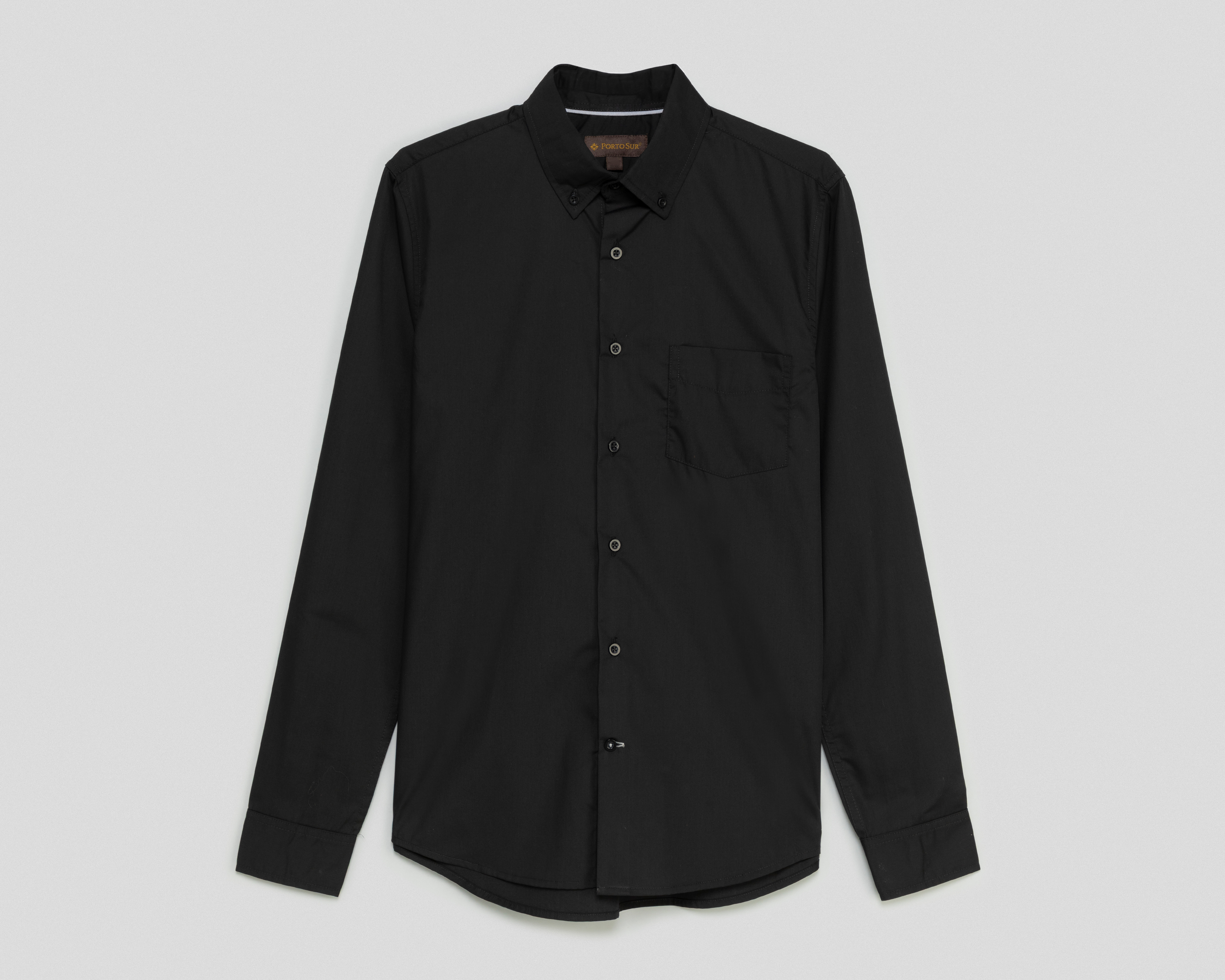Foto 2 pulgar | Foto 1 | Camisa Casual Porto Sur Regular Lisa para Hombre