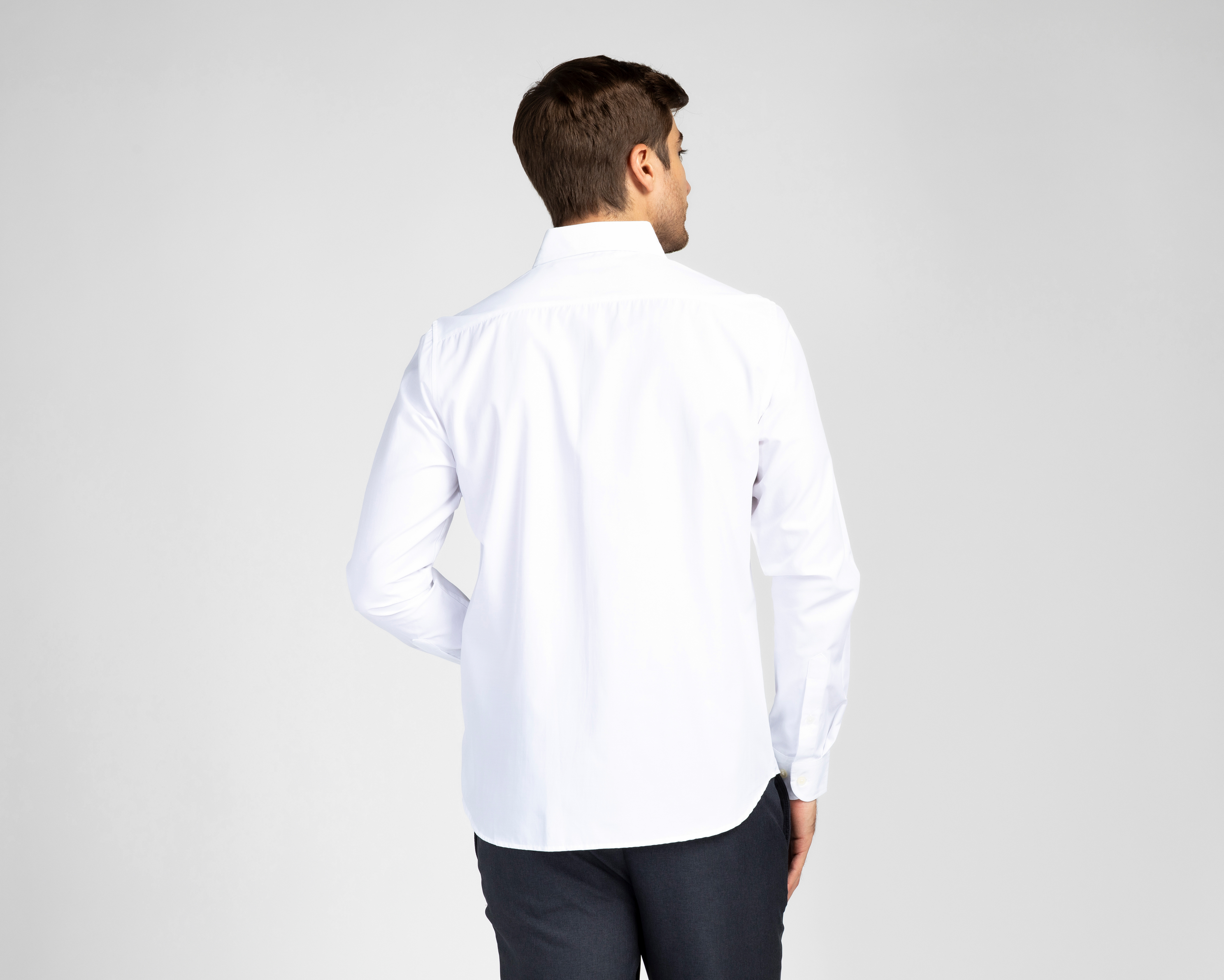 Foto 3 pulgar | Foto 2 | Camisa Porto Sur Regular Lisa para Hombre