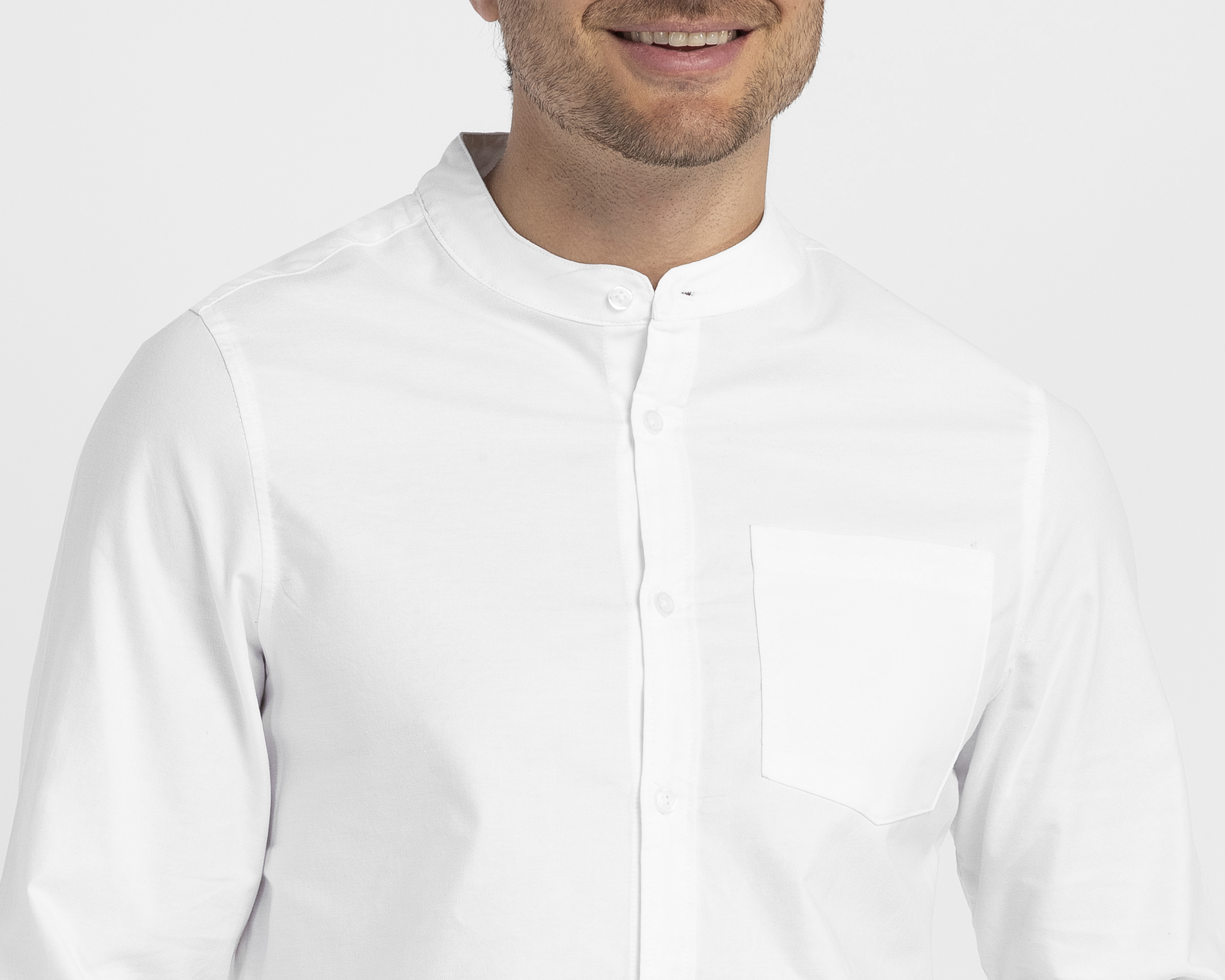 Foto 4 | Foto 4 | Camisa Casual de Algodón Refill Regular Blanca para Hombre