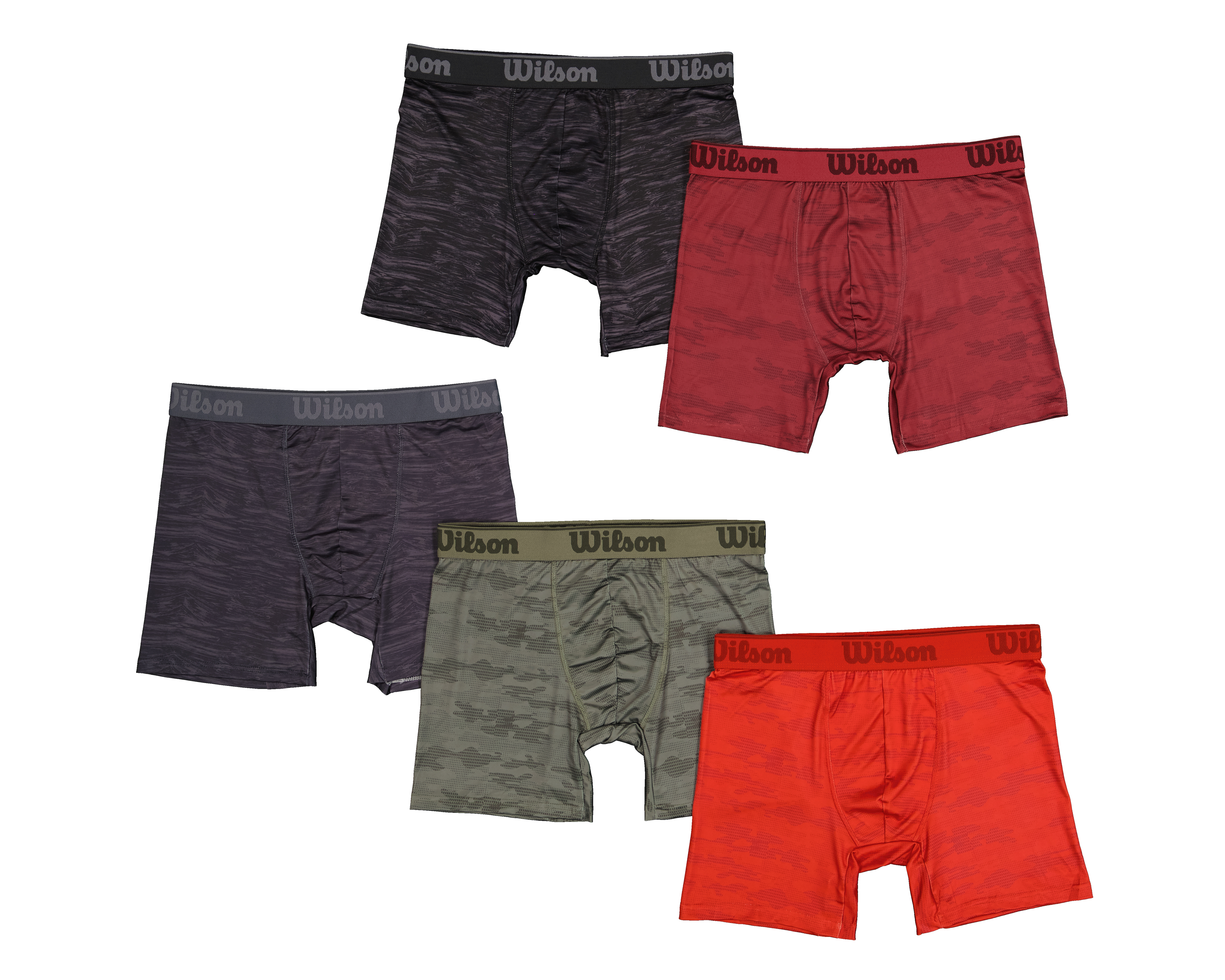 Foto 2 pulgar | Foto 1 | Bóxer Corto Wilson para Hombre 5 Piezas