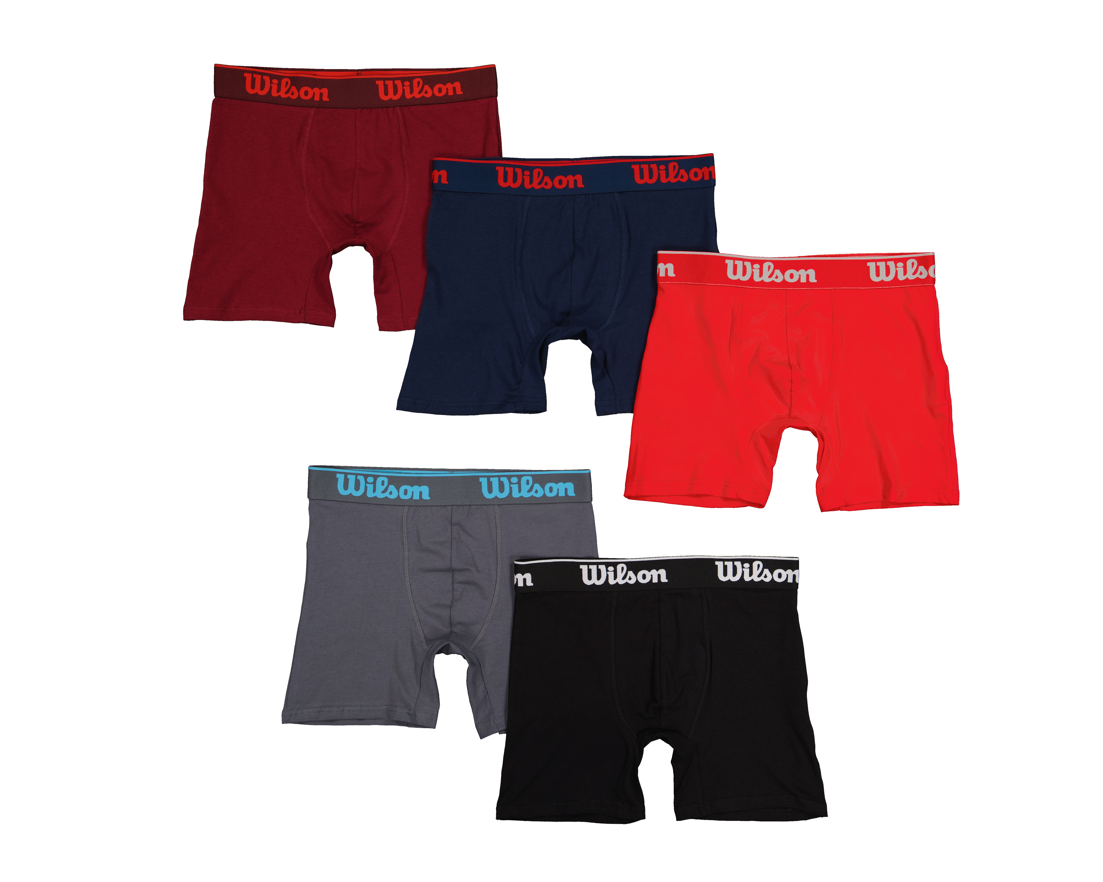 Foto 2 pulgar | Foto 1 | Bóxer Corto Wilson para Hombre 5 Piezas