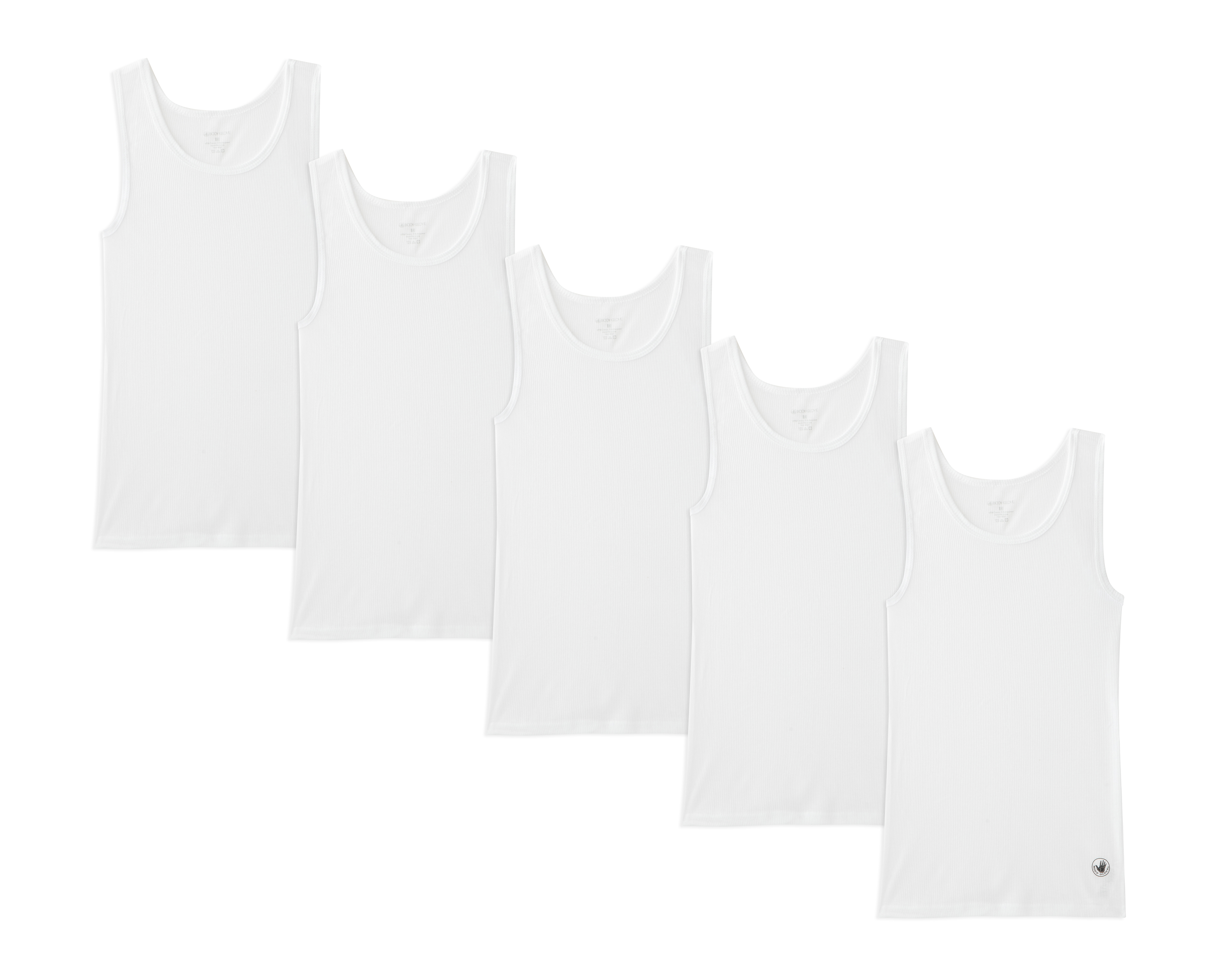 Foto 1 | Foto 1 | Camiseta Interior Blanca Body Glove para Hombre 5 Piezas