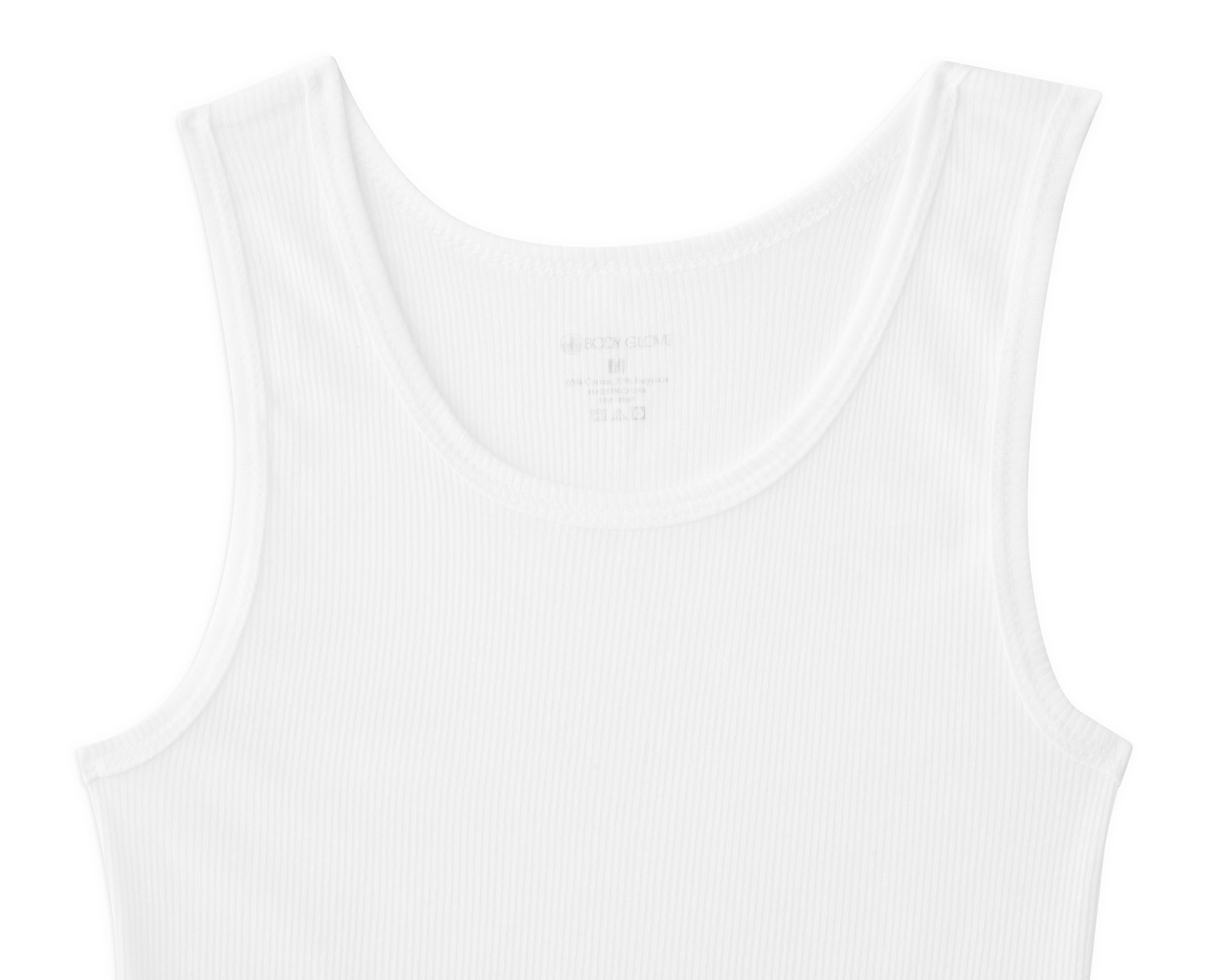 Foto 3 | Foto 3 | Camiseta Interior Blanca Body Glove para Hombre 5 Piezas