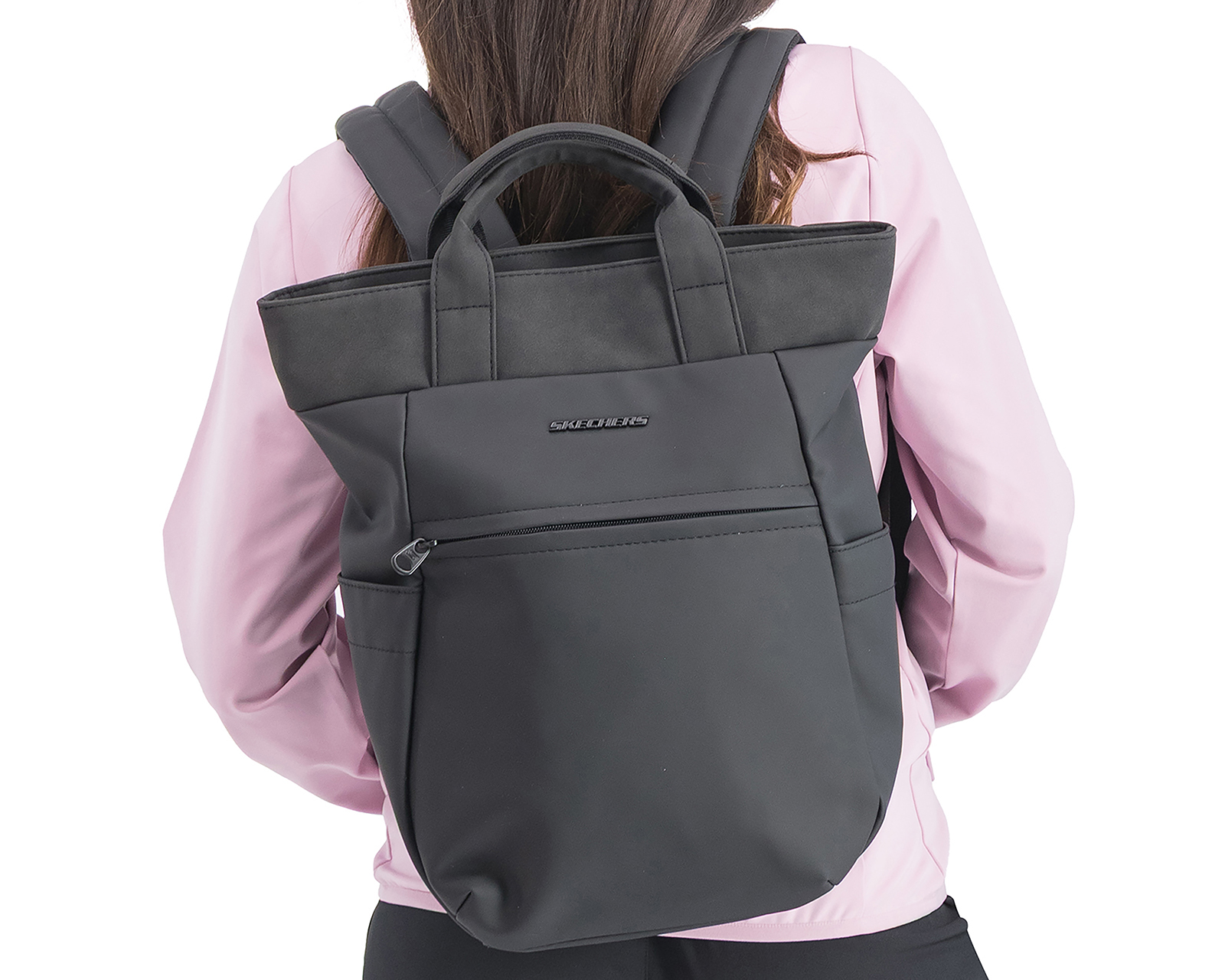 Foto 4 pulgar | Foto 3 | Mochila Skechers Negra