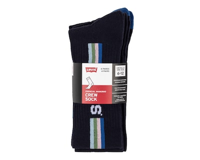 Foto 3 | Foto 3 | Calcetas Largas Levi's para Hombre 4 Pares