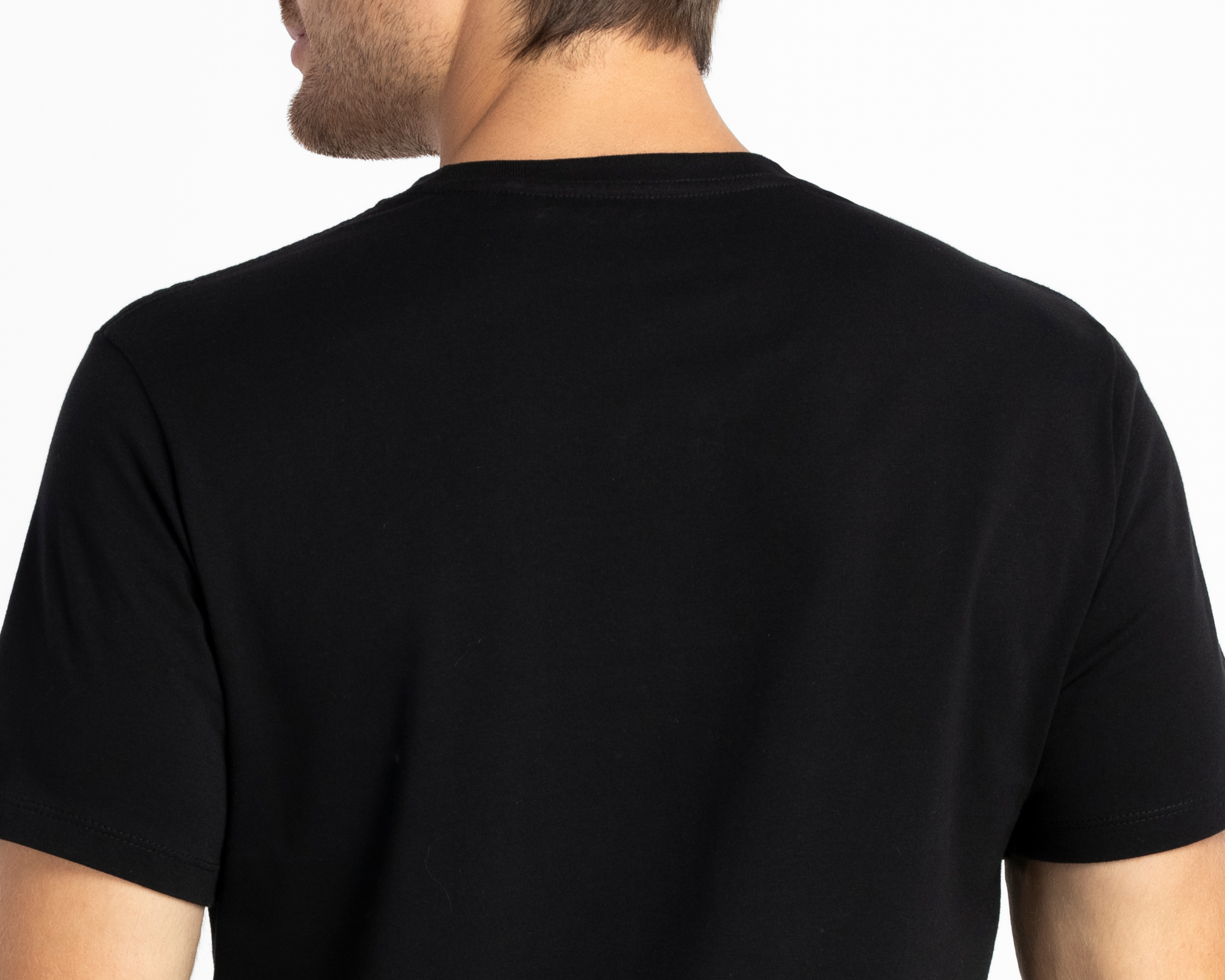 Foto 5 | Foto 5 | Playera de Cuello Redondo Negra Refill para Hombre