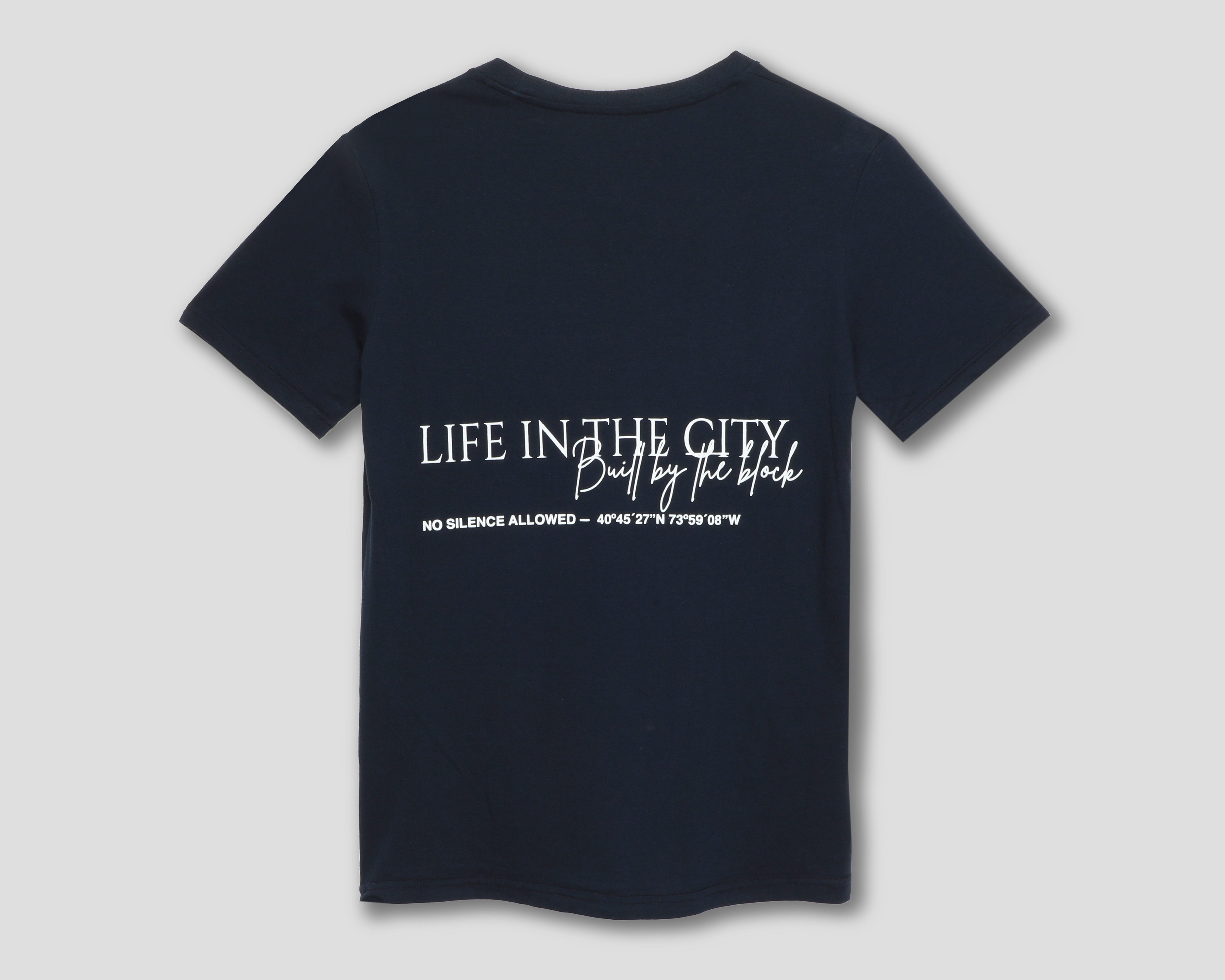 Foto 3 pulgar | Foto 2 | Playera de Cuello Redondo Azul Refill para Hombre