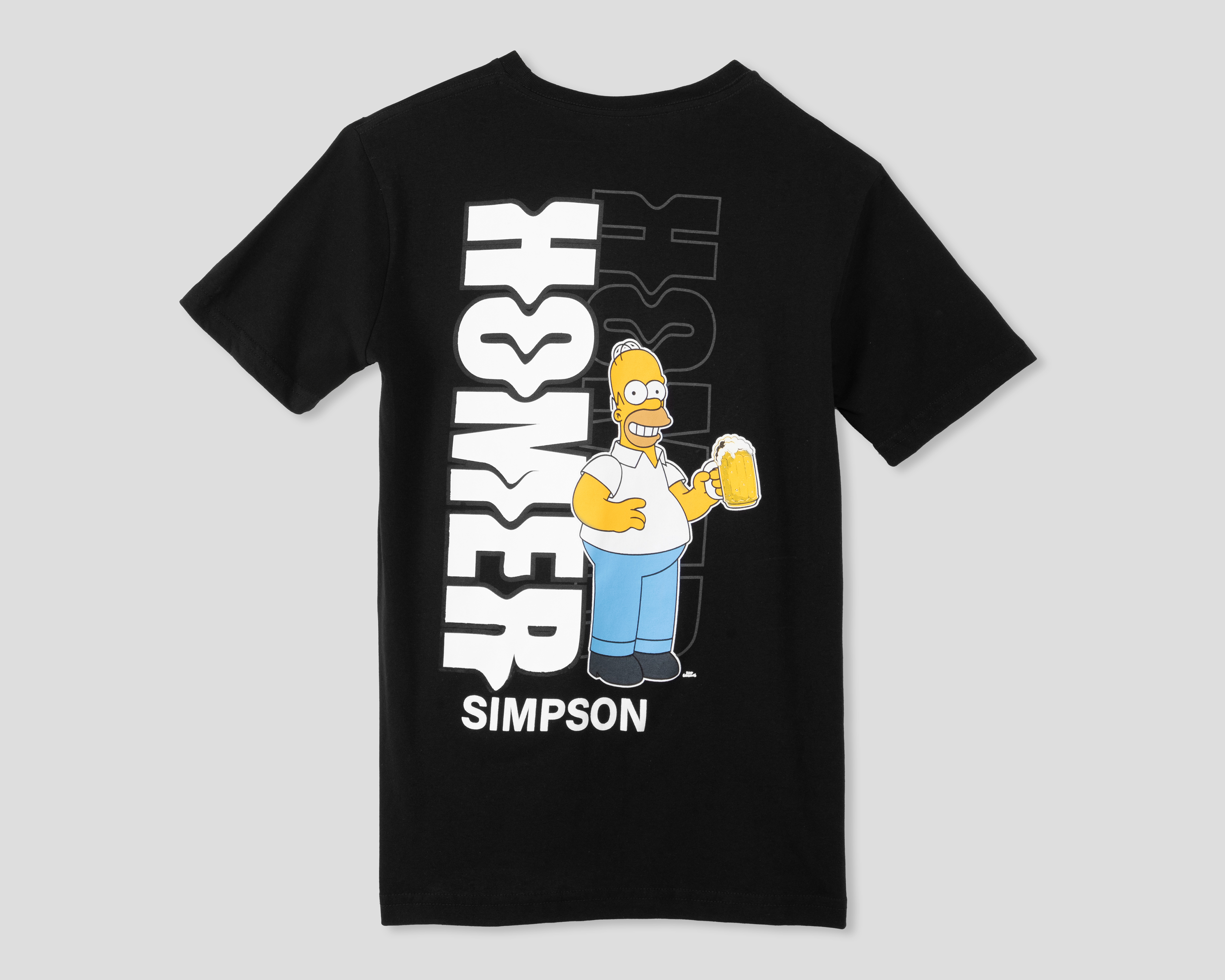 Foto 2 | Foto 2 | Playera de Cuello Redondo Negra The Simpsons para Hombre