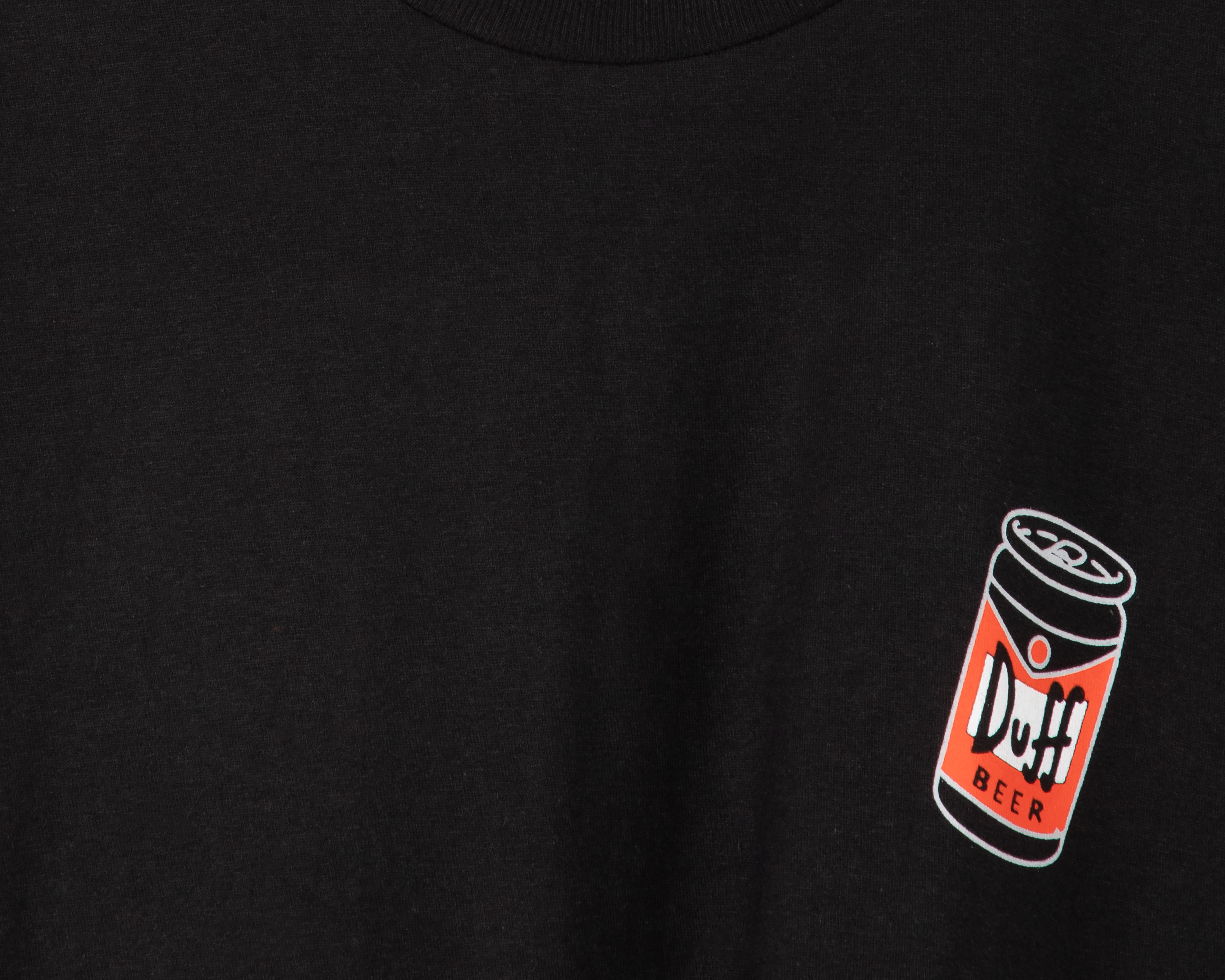 Foto 4 pulgar | Foto 3 | Playera de Cuello Redondo Negra The Simpsons para Hombre