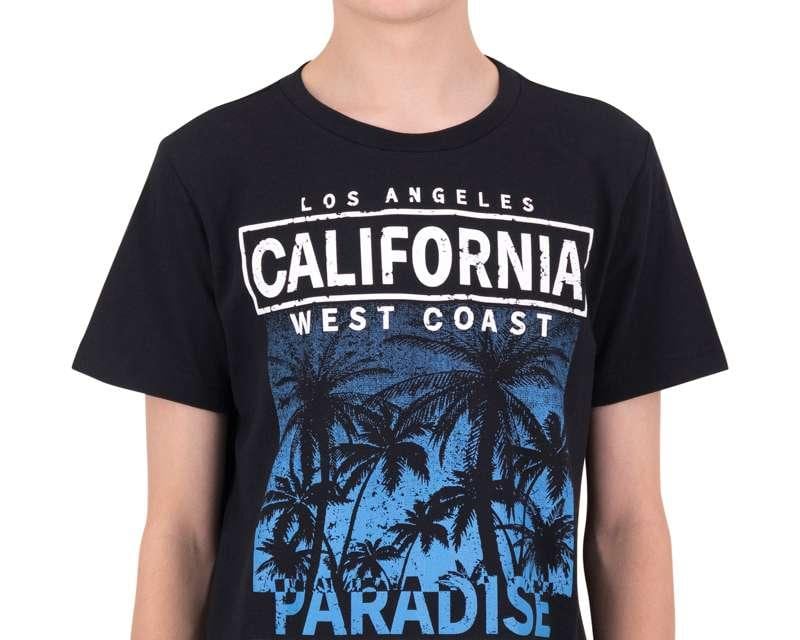 Foto 4 pulgar | Foto 3 | Playera Negra Juvenil marca Rio Beach