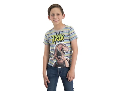 Foto 4 | Foto 4 | Playera Jurassic World para Niño 2 Piezas