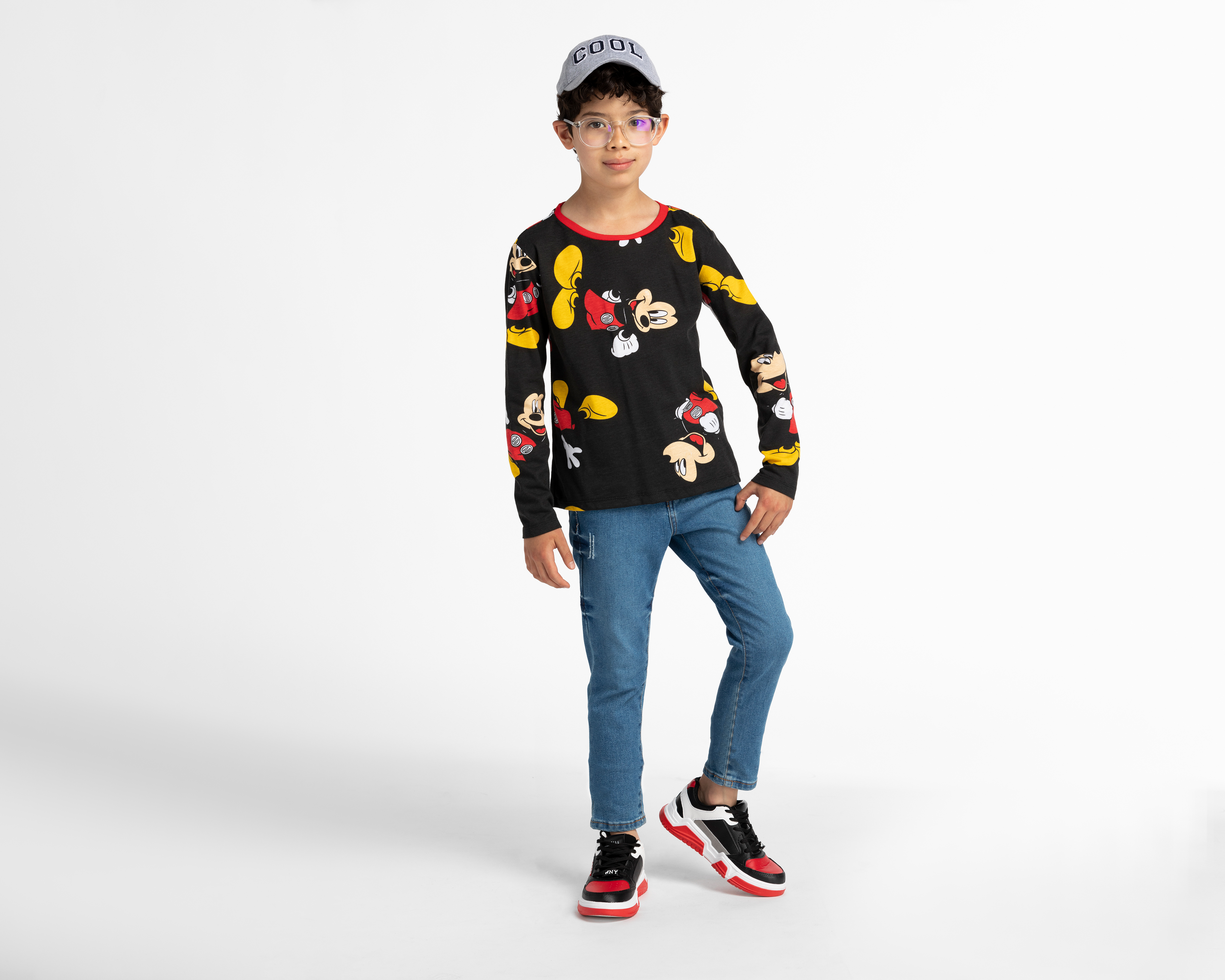 Foto 4 pulgar | Foto 3 | Playera Disney Mickey Mouse Estampada para Niño