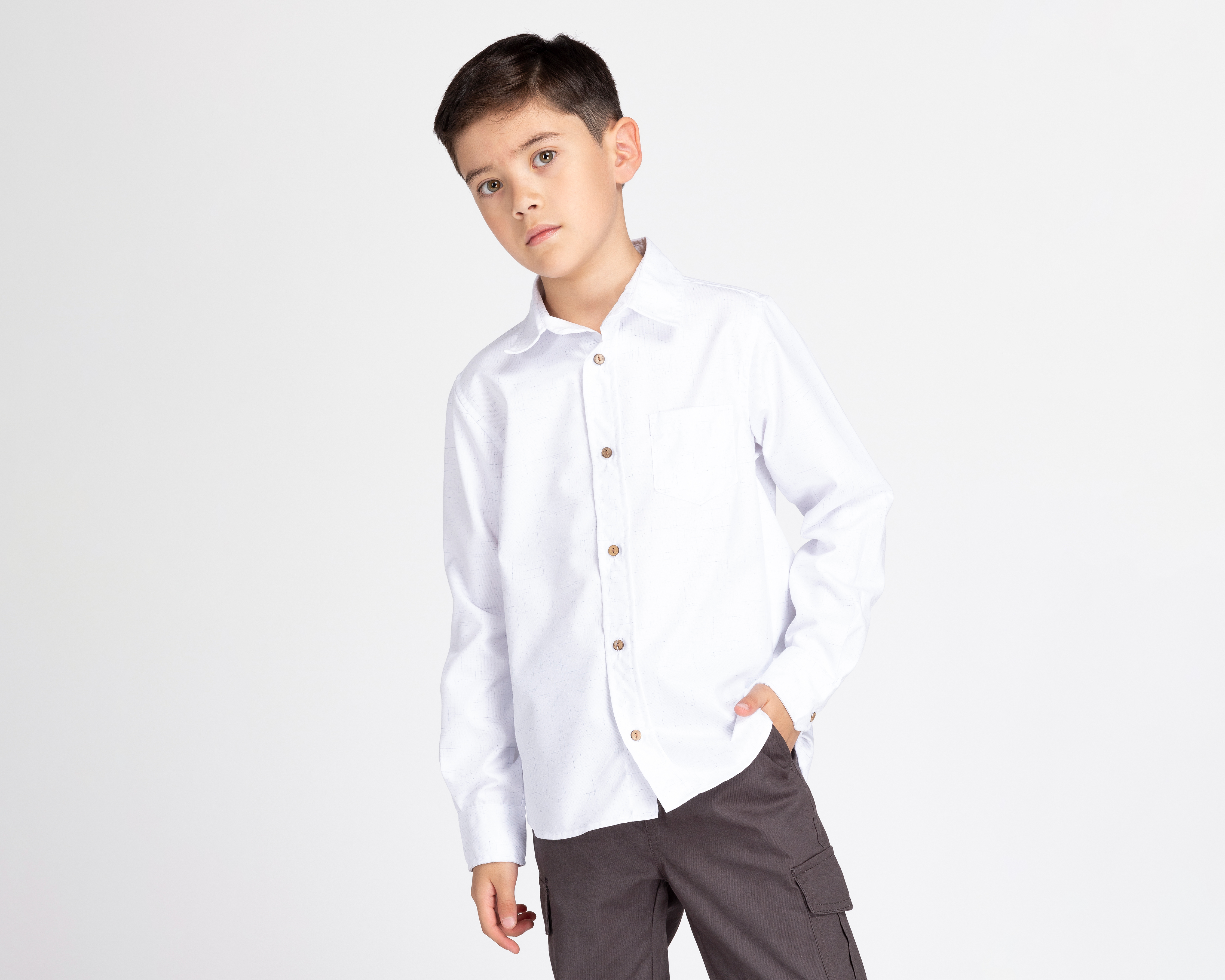 Camisa Refill Manga Larga para Niño