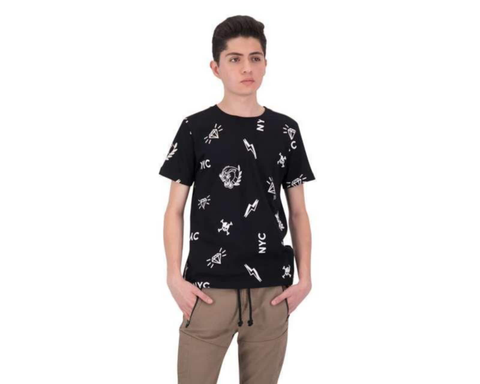 Foto 2 pulgar | Foto 1 | Playera Neo*City Estampada Juvenil