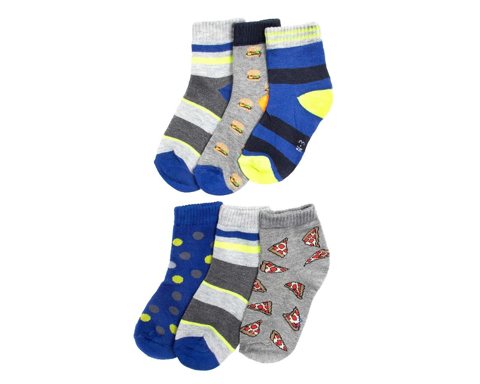 Calcetas Deportivas Tin Refill para Niño 6 Pares
