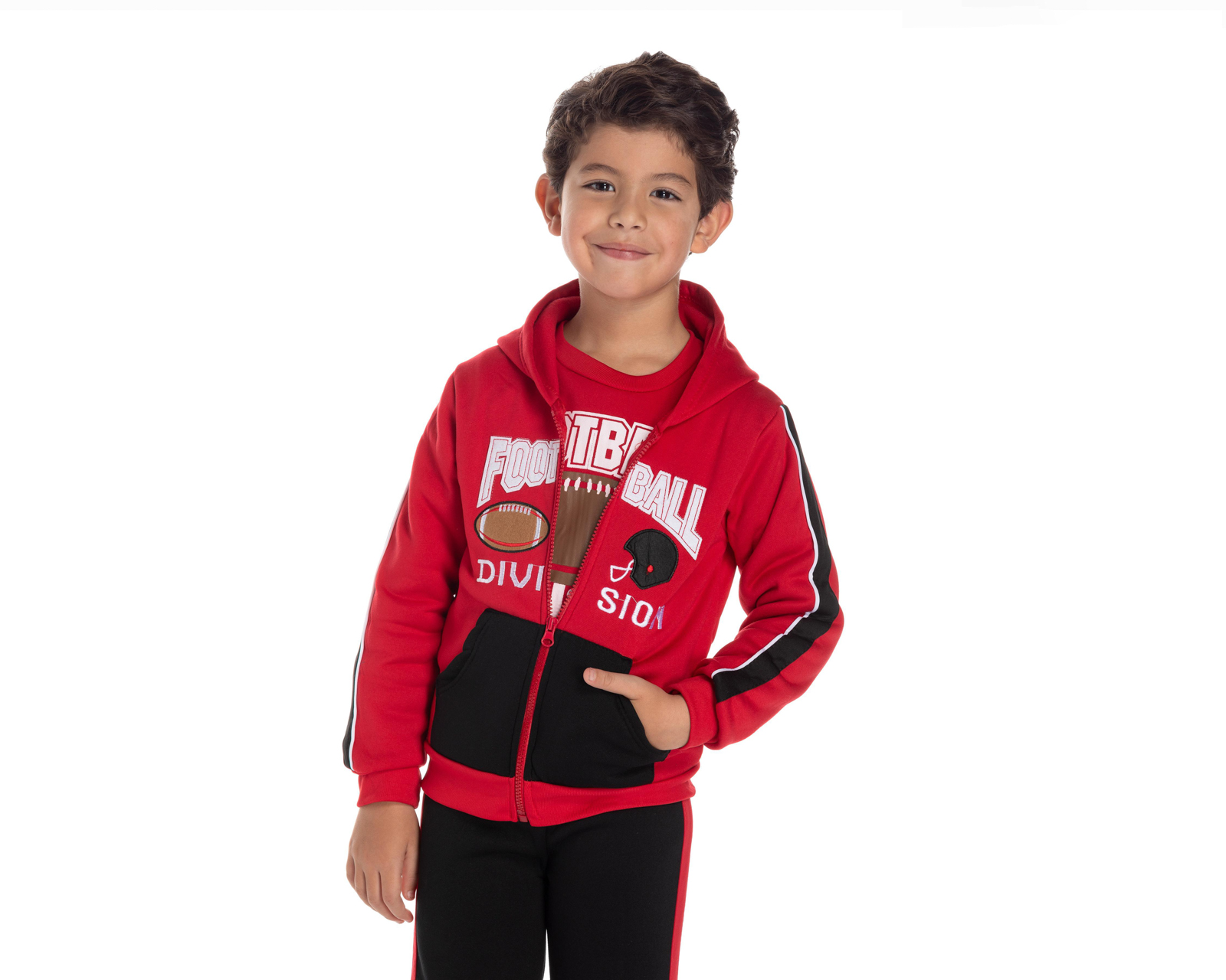Foto 4 pulgar | Foto 3 | Conjunto con Chamarra Refill para Niño