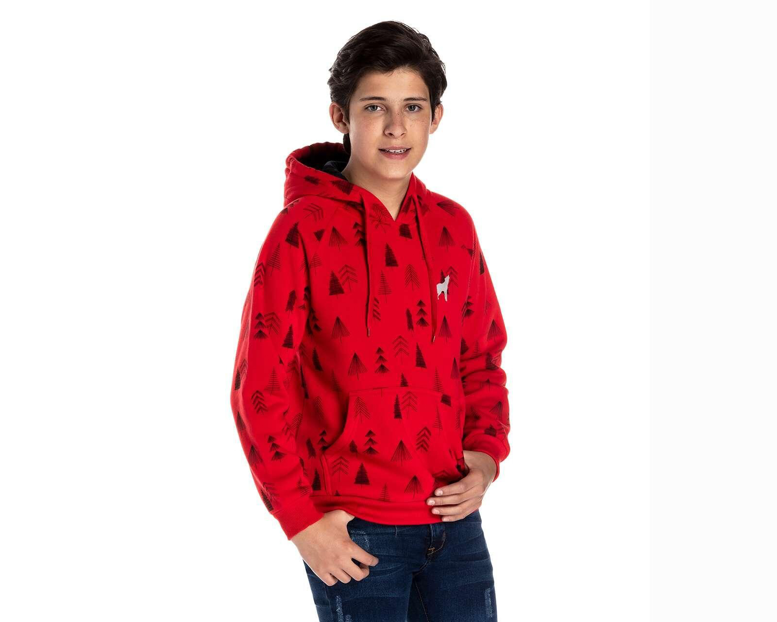 Foto 1 | Foto 1 | Sudadera Refill con Gorro Juvenil