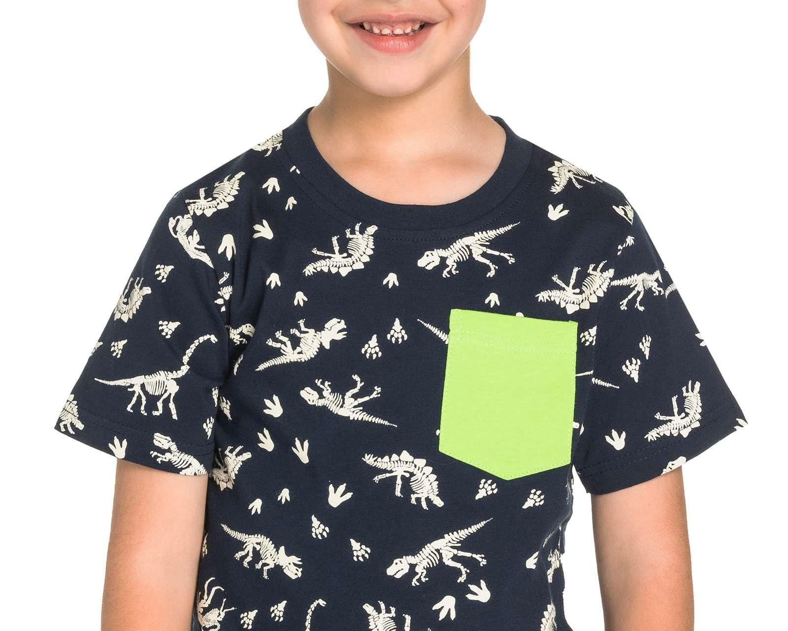 Foto 4 pulgar | Foto 3 | Playera Refill de Dinosaurios para Niño