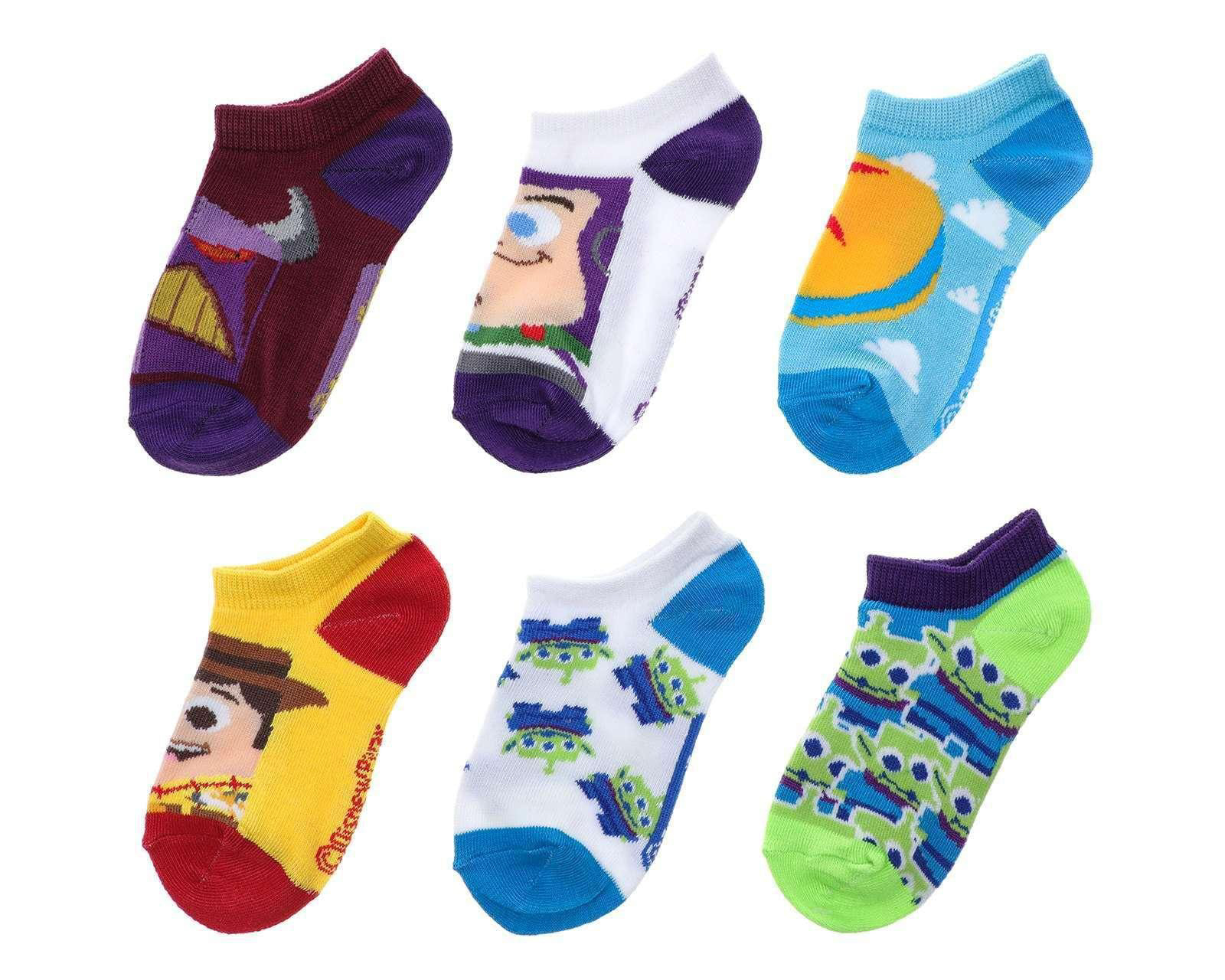 Calcetas de Moda Disney Toy Story para Niño 6 Pares