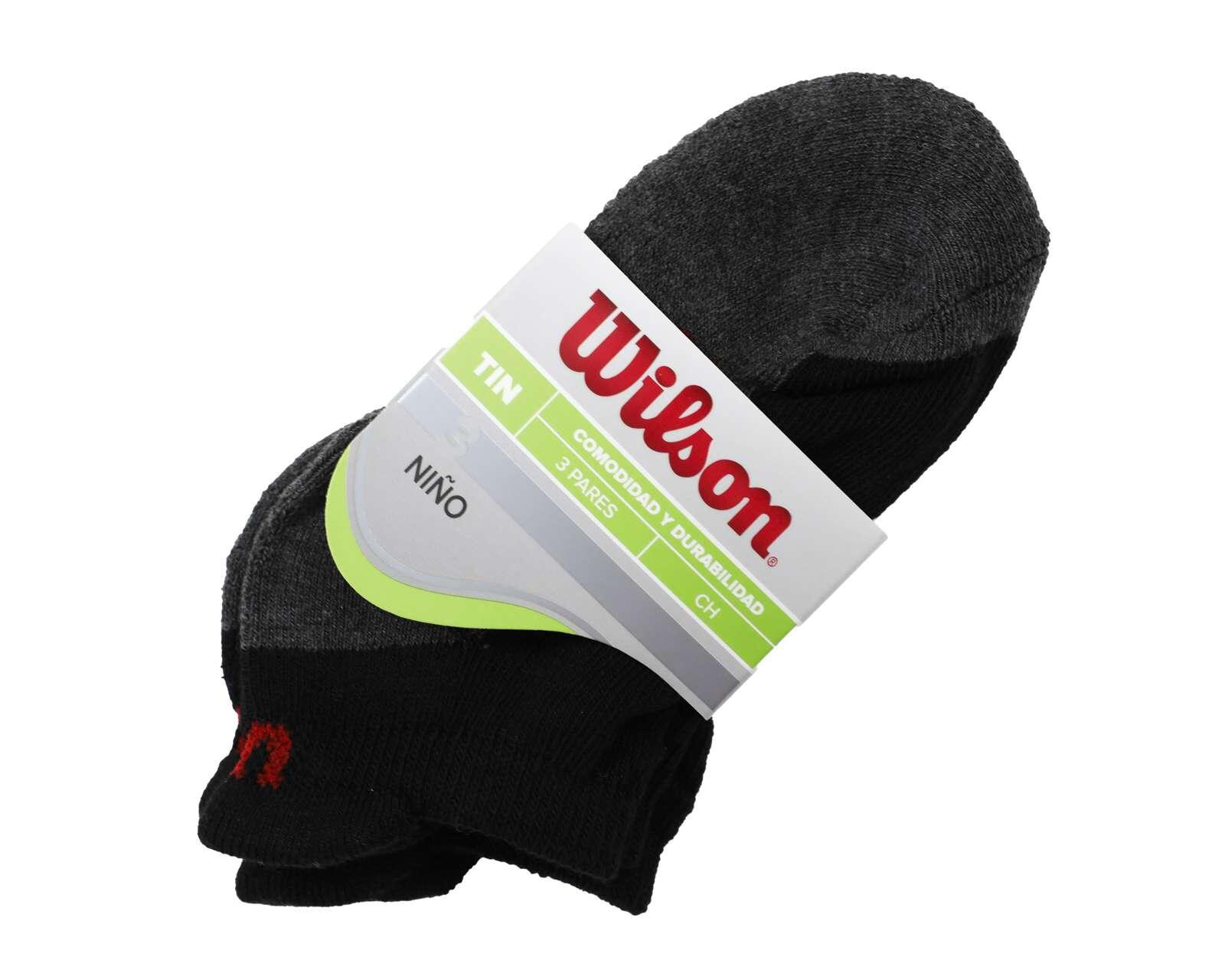 Foto 3 | Foto 3 | Calcetas Deportivas Wilson para Niño 3 Pares