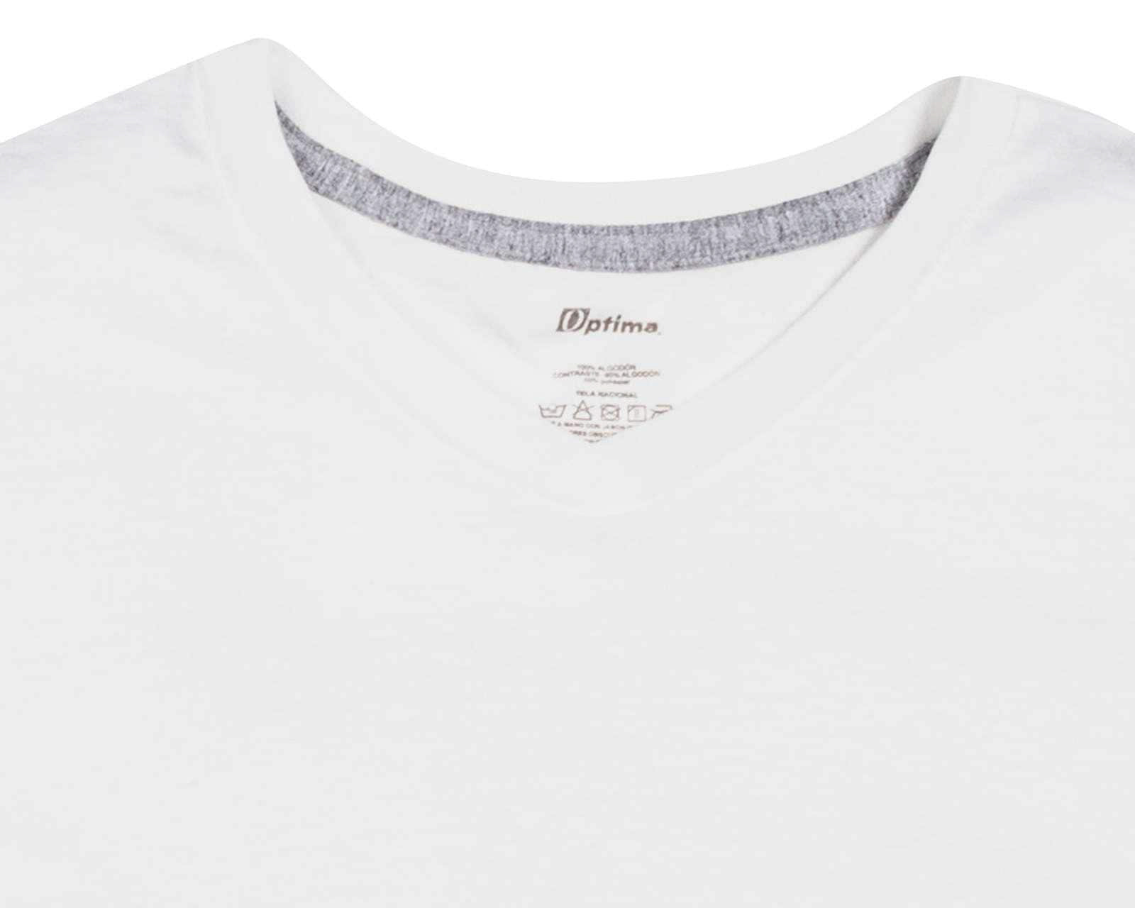 Foto 3 | Foto 3 | Playeras Interiores Óptima 3 Piezas